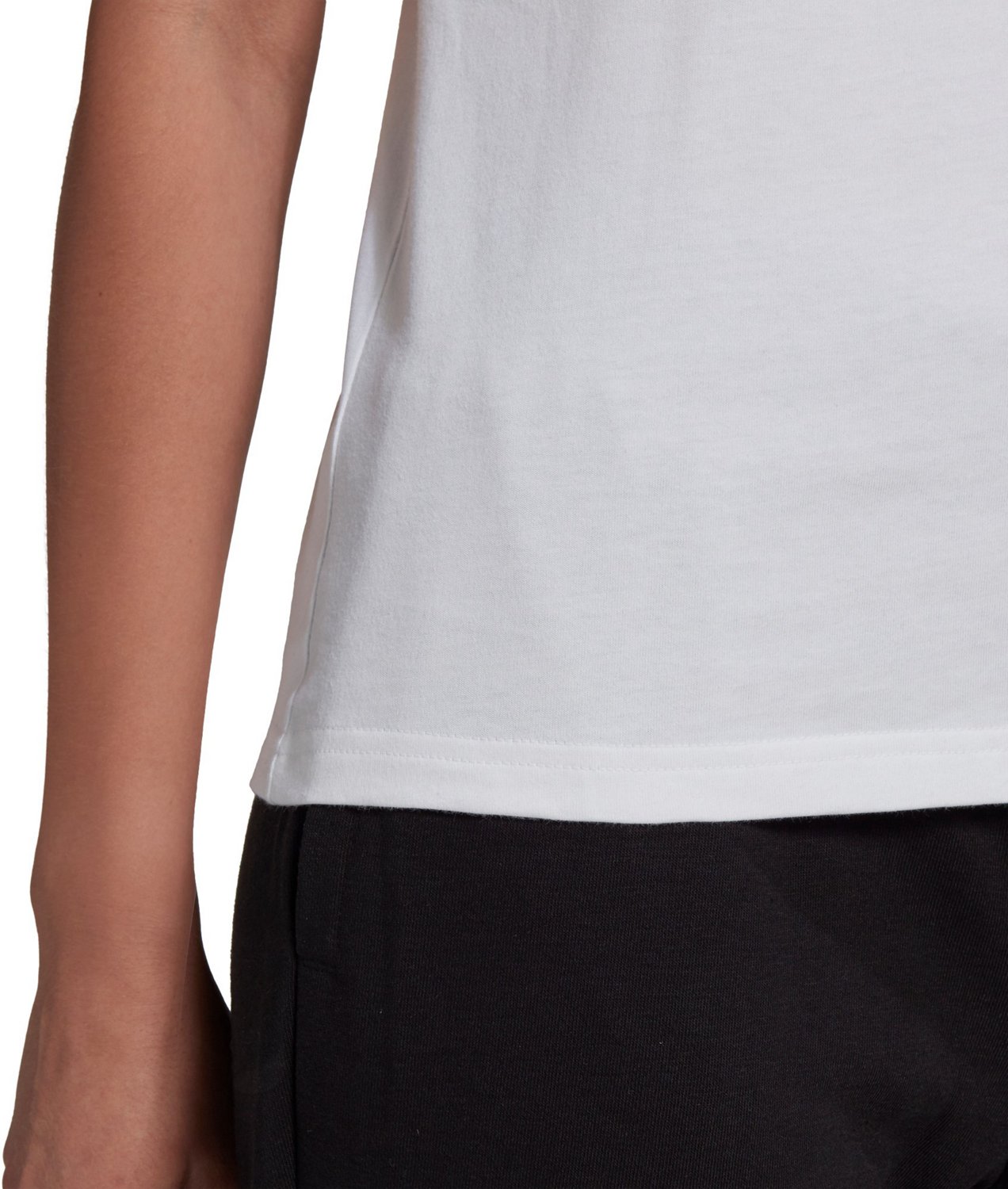 adidas Women's Loungewear Ess Logo Short Sleeve T-shirt                                                                          - view number 4