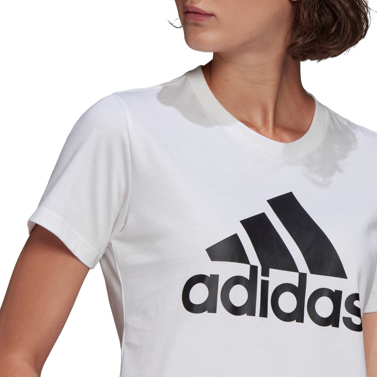 adidas Women's Loungewear Ess Logo Short Sleeve Tshirt Academy