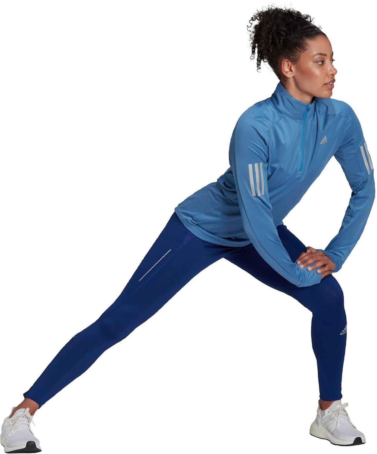 adidas Women's Own The Run Warm 1/2 Zip Pullover | Academy