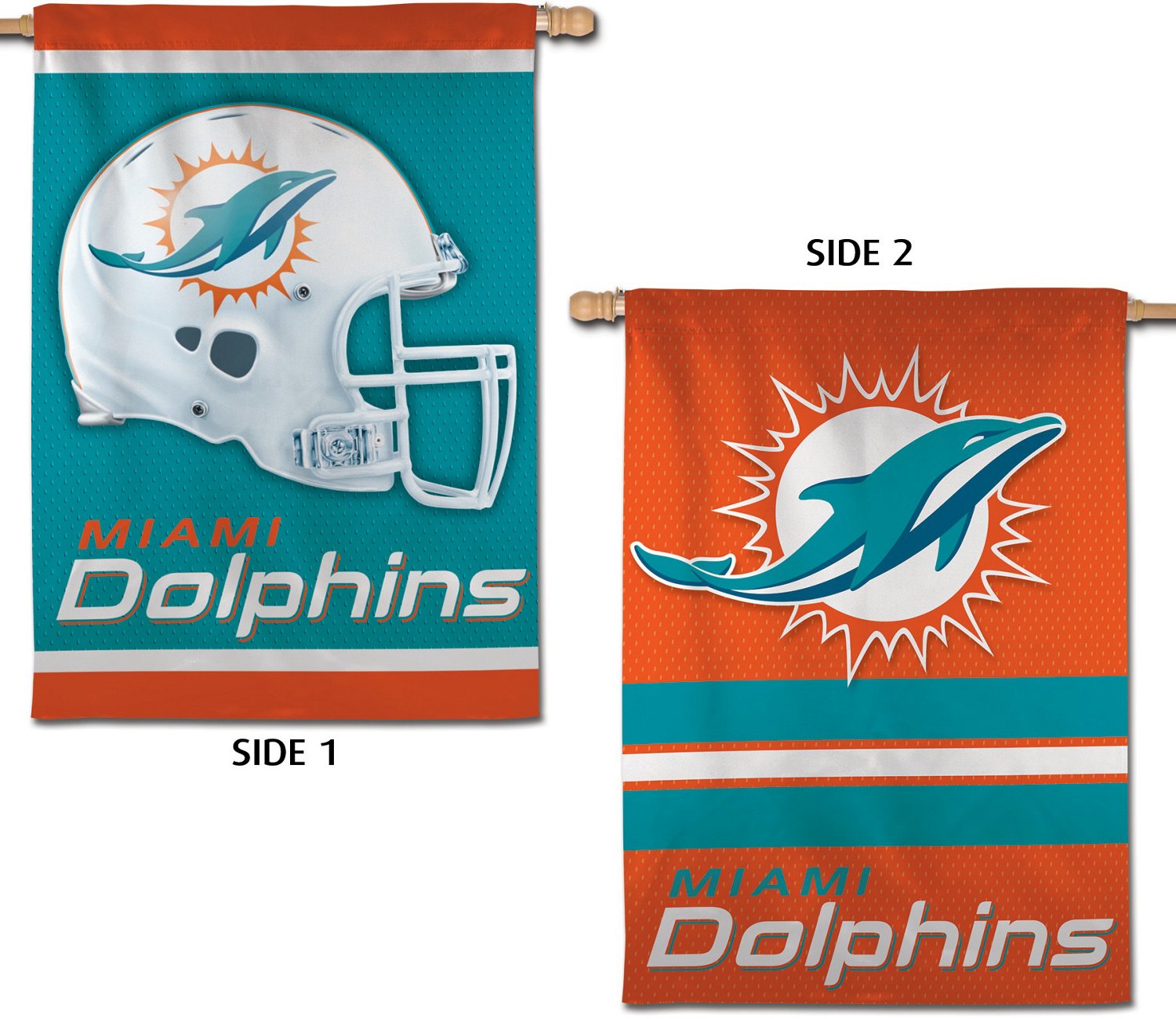 Miami Dolphins WinCraft Flags, Outdoor Games Dolphins Outdoor