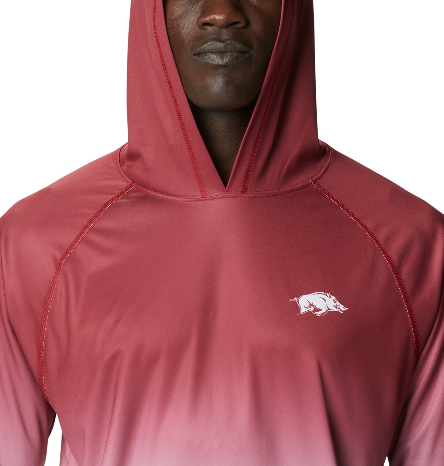 Columbia Sportswear Men's University of Arkansas Super Terminal Tackle Hoodie                                                    - view number 4