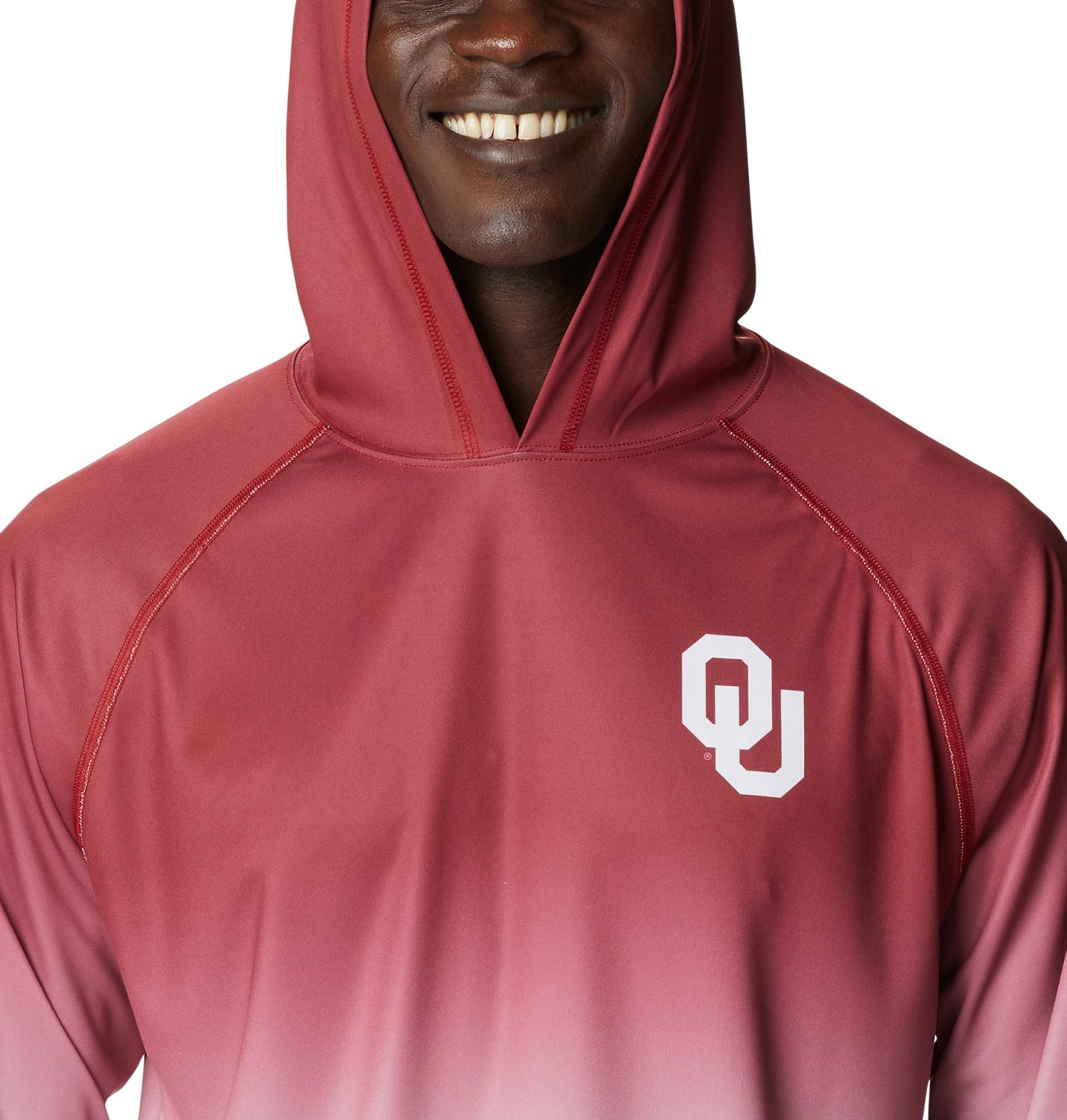 Columbia Sportswear Men's University of Oklahoma Super Terminal Tackle Hoodie                                                    - view number 4