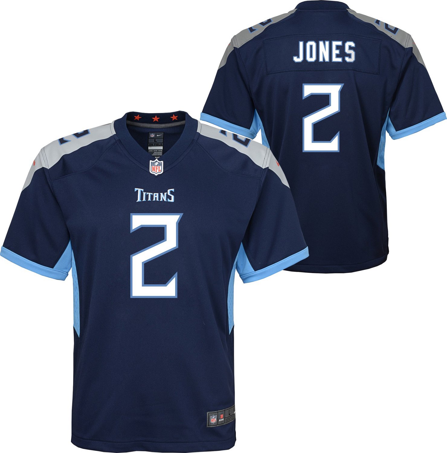 NFL Tennessee Titans (Julio Jones) Women's Game Football Jersey