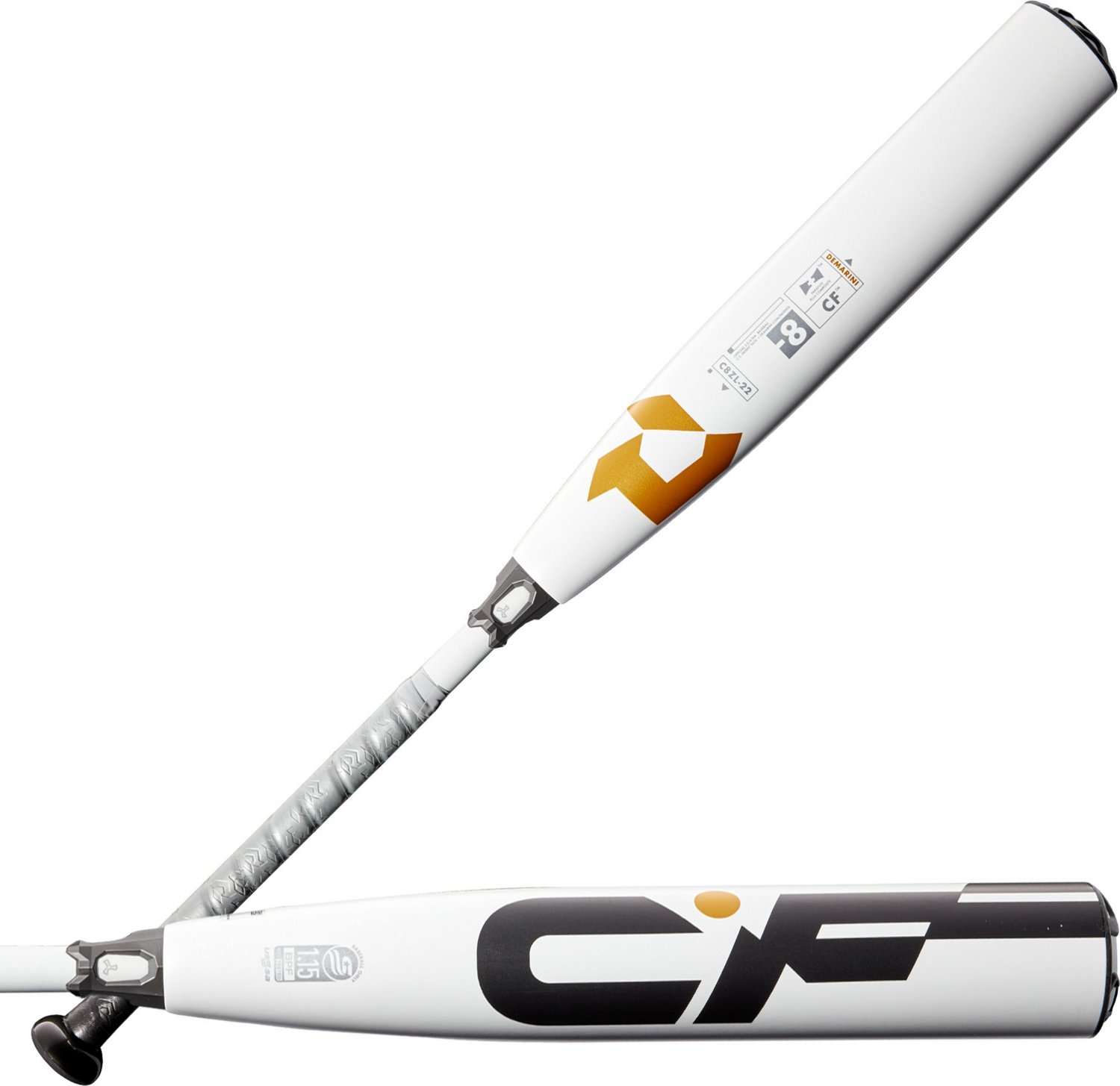 DeMarini Adults' CF 2022 Composite Baseball Bat (-8)                                                                             - view number 7