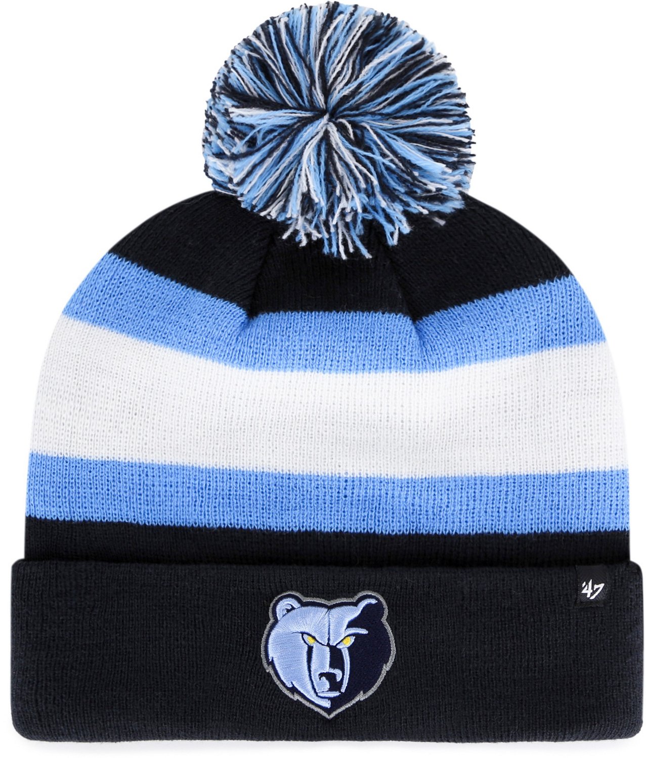 ’47 Memphis Grizzlies Breakaway Pom Cuff Knit Cap Academy