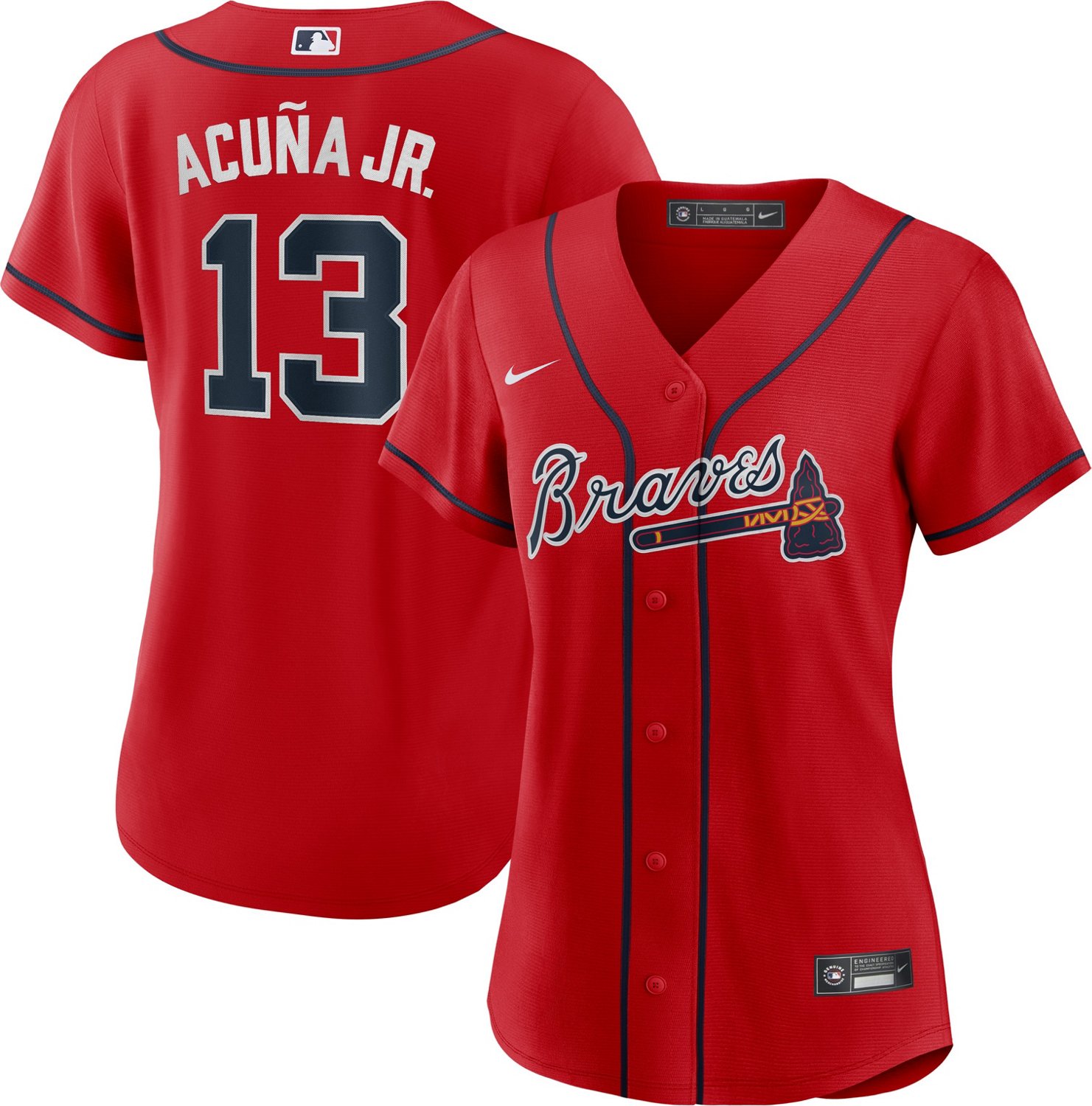 Nike Men's Atlanta Braves Ronald Acuna Jr #13 Official Replica