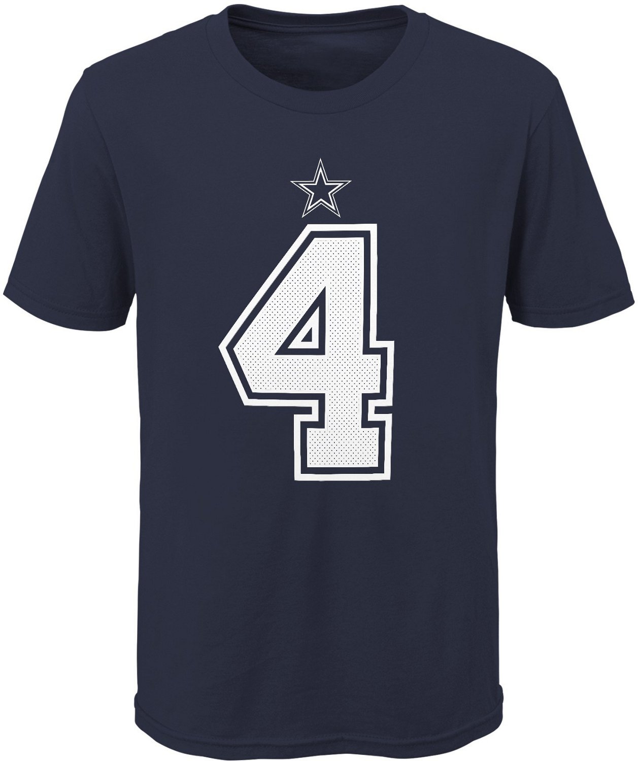 Nike Boys' Dallas Cowboys Prescott Name and Number Graphic T-shirt                                                               - view number 2