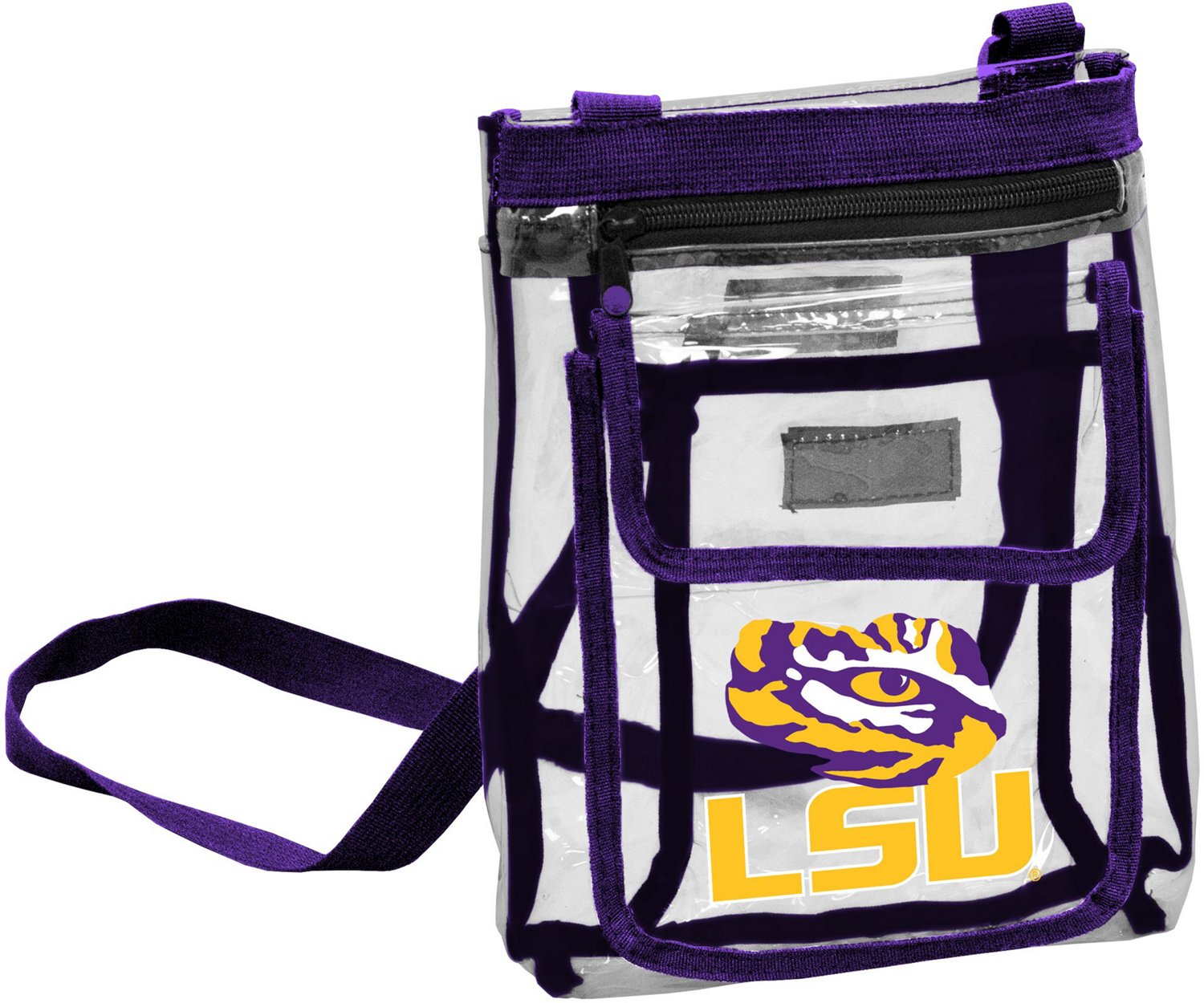 Logo Louisiana State University Stadium Clear CrossBody Bag Academy