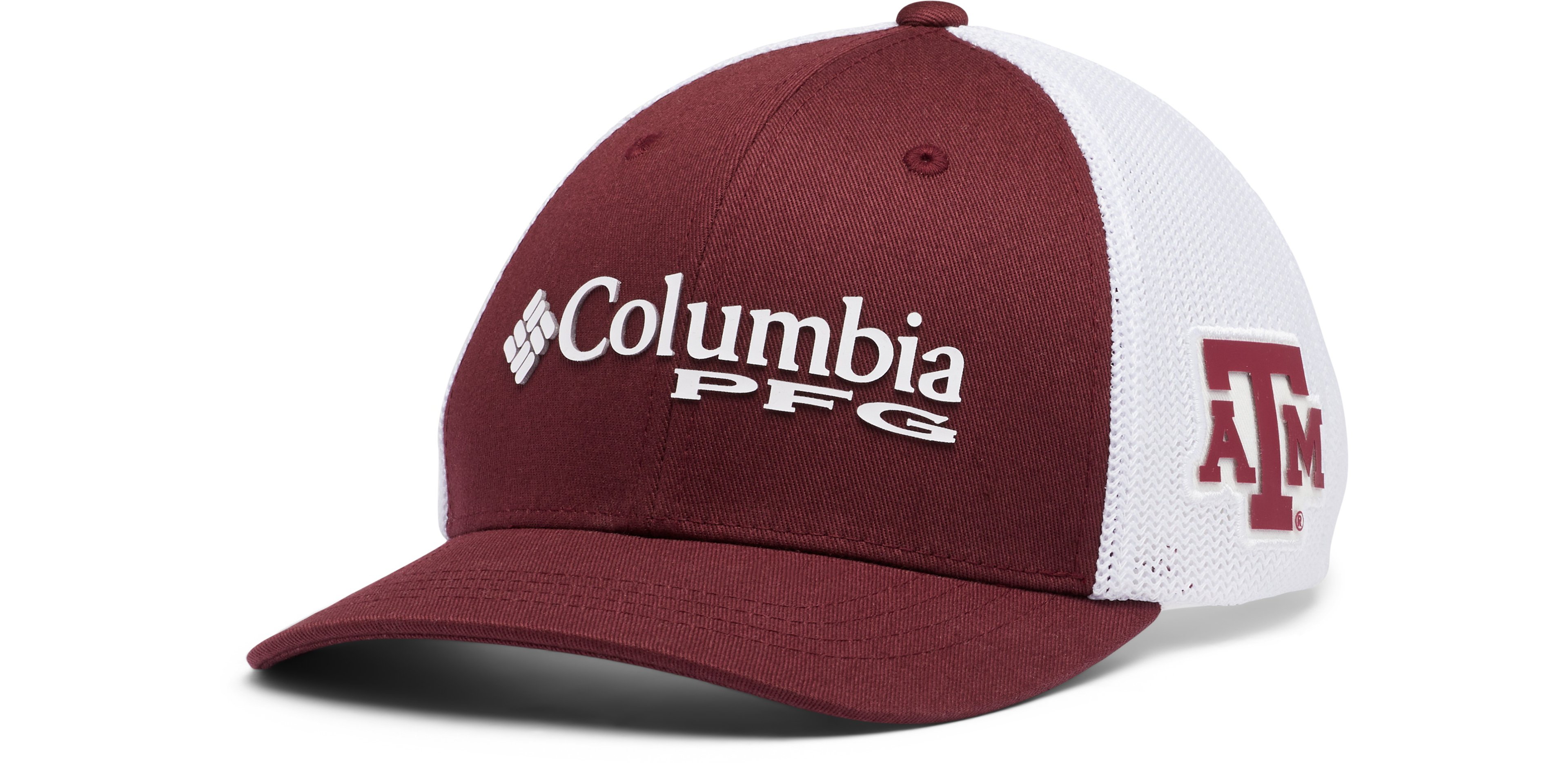 Columbia Sportswear Boys' Texas A&M University PFG Mesh Snapback Cap