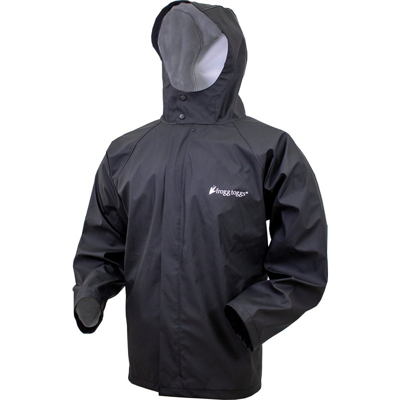 frogg toggs Men's Waypoint Angler Jacket Black, 2X-Large - Men's Rainwear at Academy Sports