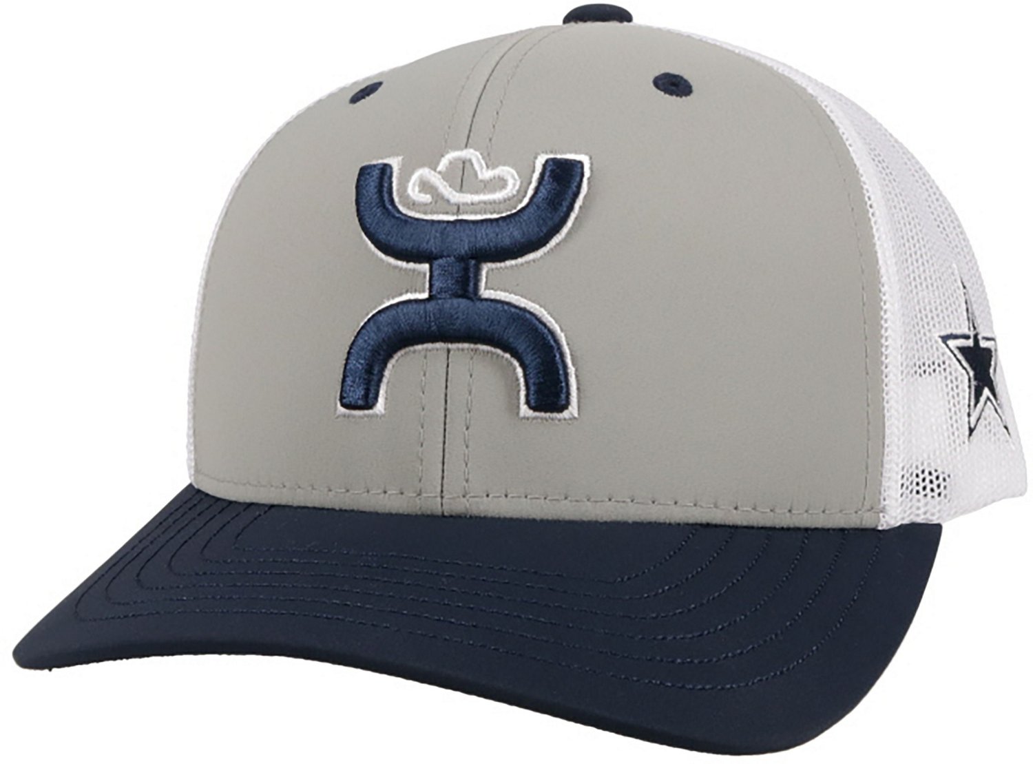 Hooey Men's Dallas Cowboys Tricolor Logo Trucker Cap | Academy