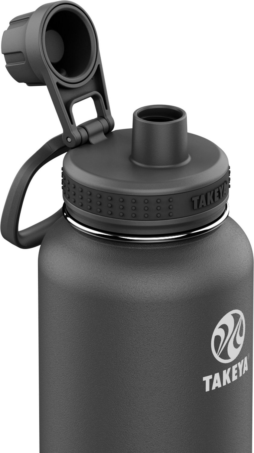 Takeya Actives 32 oz. Stainless Steel Sport Bottle Malibu, Black