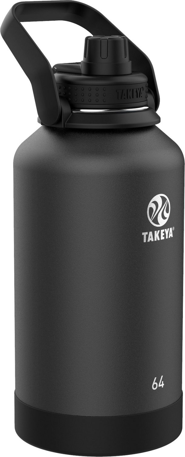 Takeya Actives Insulated Spout Lid 64 oz Wide Handle Water Bottle | Academy