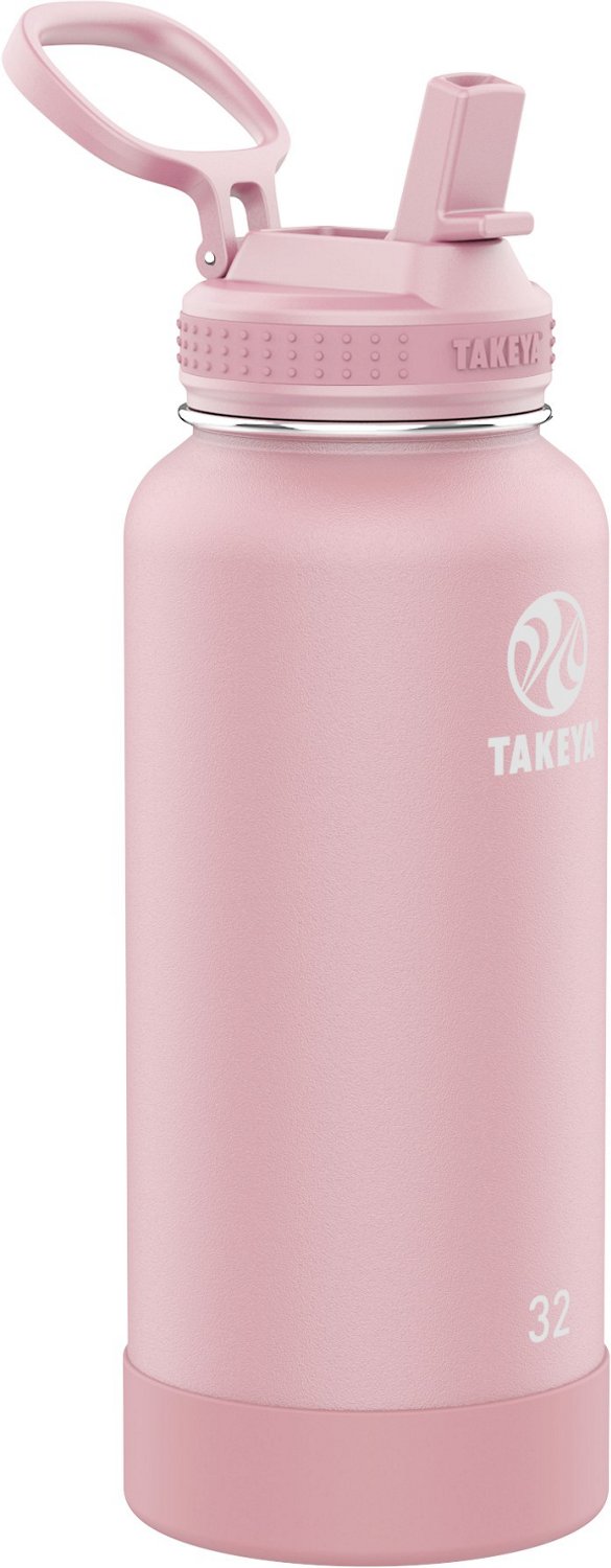 Takeya Pickleball Insulated 32 Oz. Water Bottle with Straw Lid
