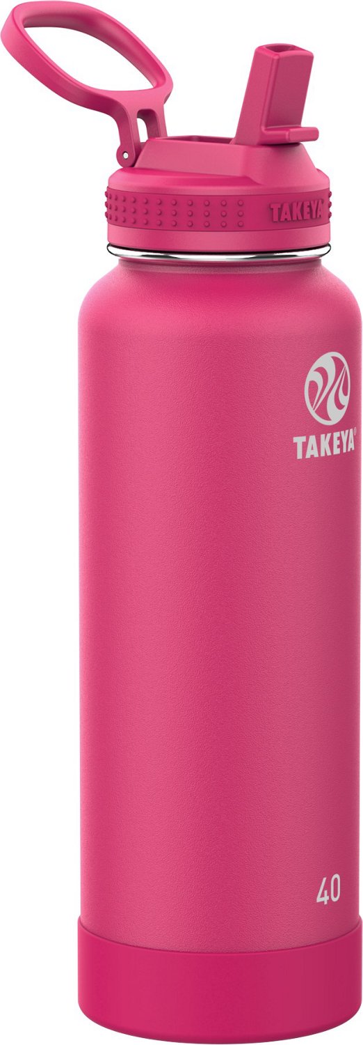 Takeya Pickleball Insulated Straw Lid 40 oz Water Bottle Academy