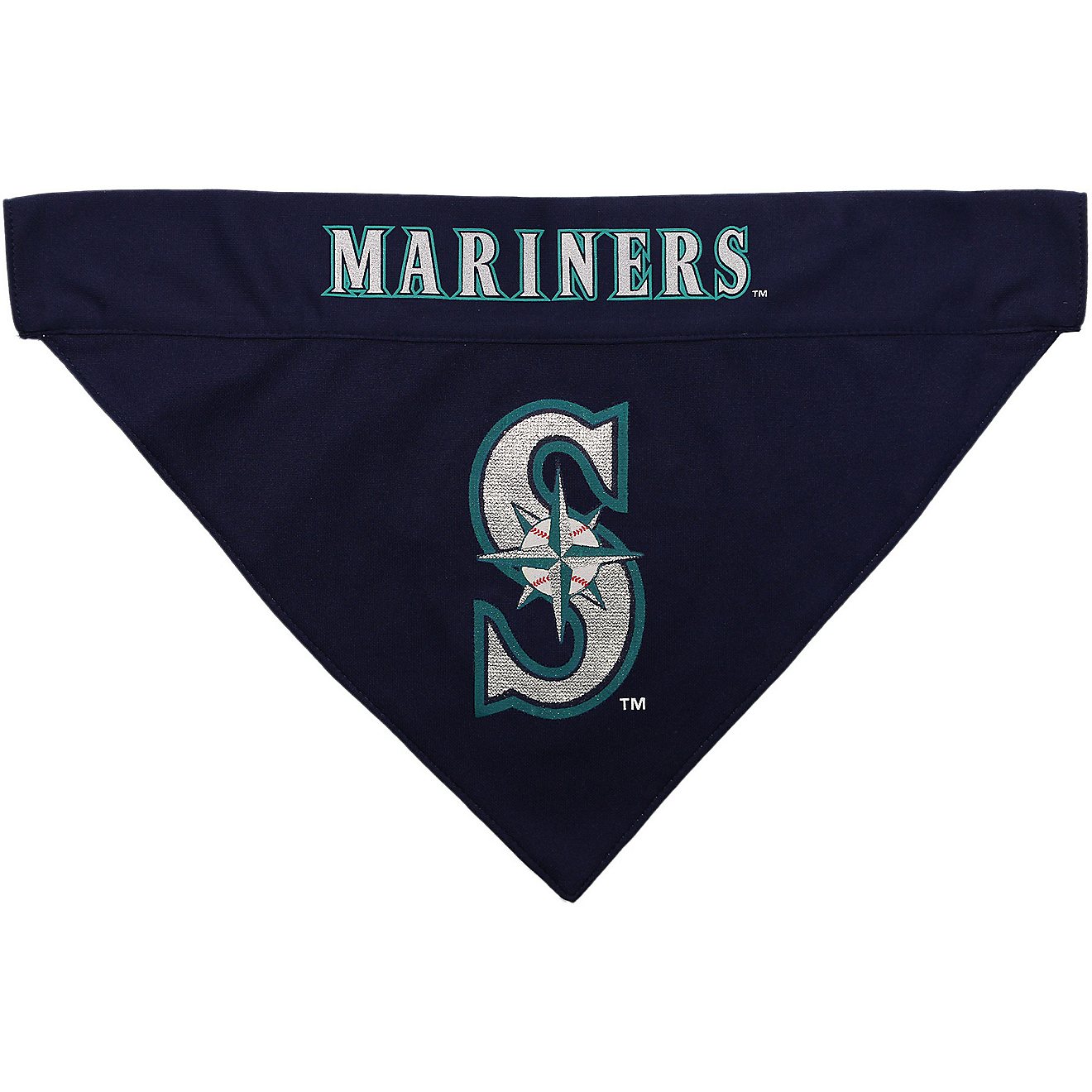 Pets First Seattle Mariners Reversible Dog Bandana                                                                               - view number 3