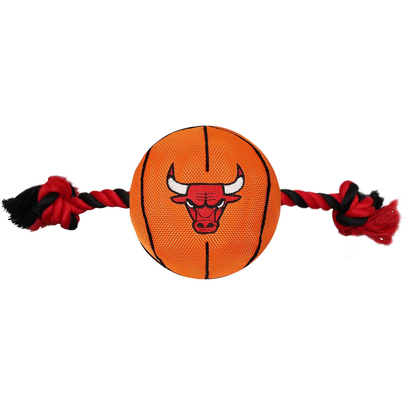 Pets First Chicago Bulls Nylon Basketball Rope Dog Toy                                                                           - view number 1