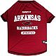 Pets First University of Arkansas Pet T-shirt                                                                                    - view number 1 selected