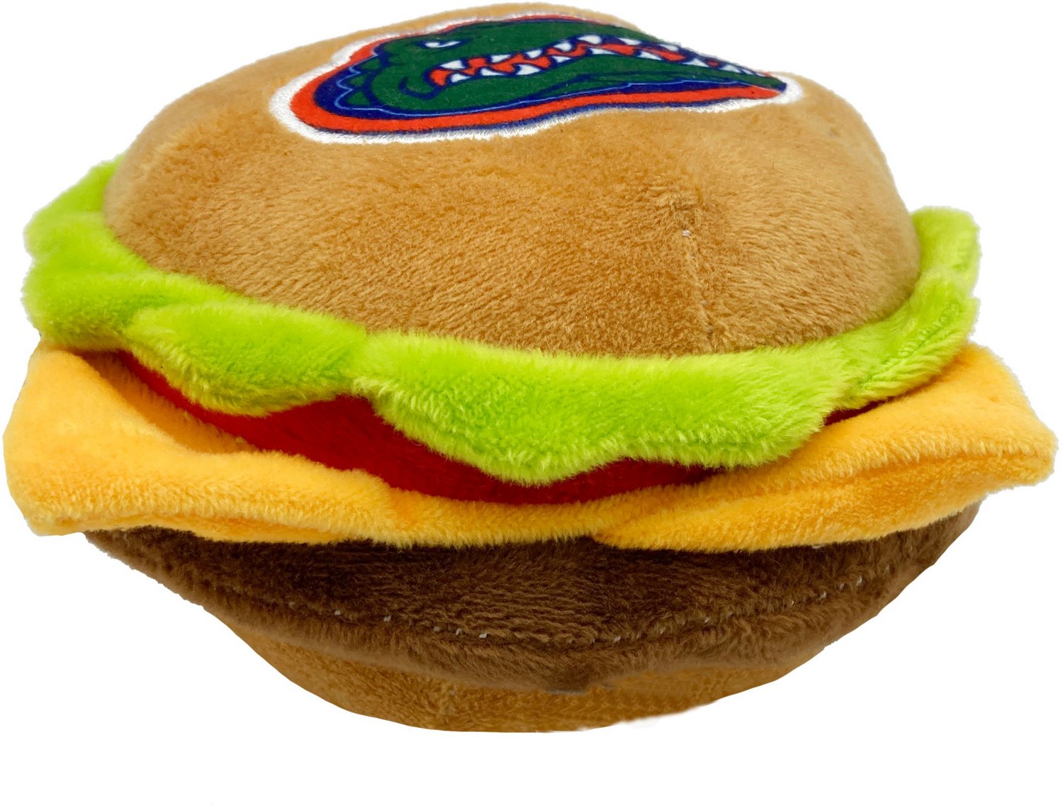 Pets First University of Florida Hamburger Dog Toy Academy