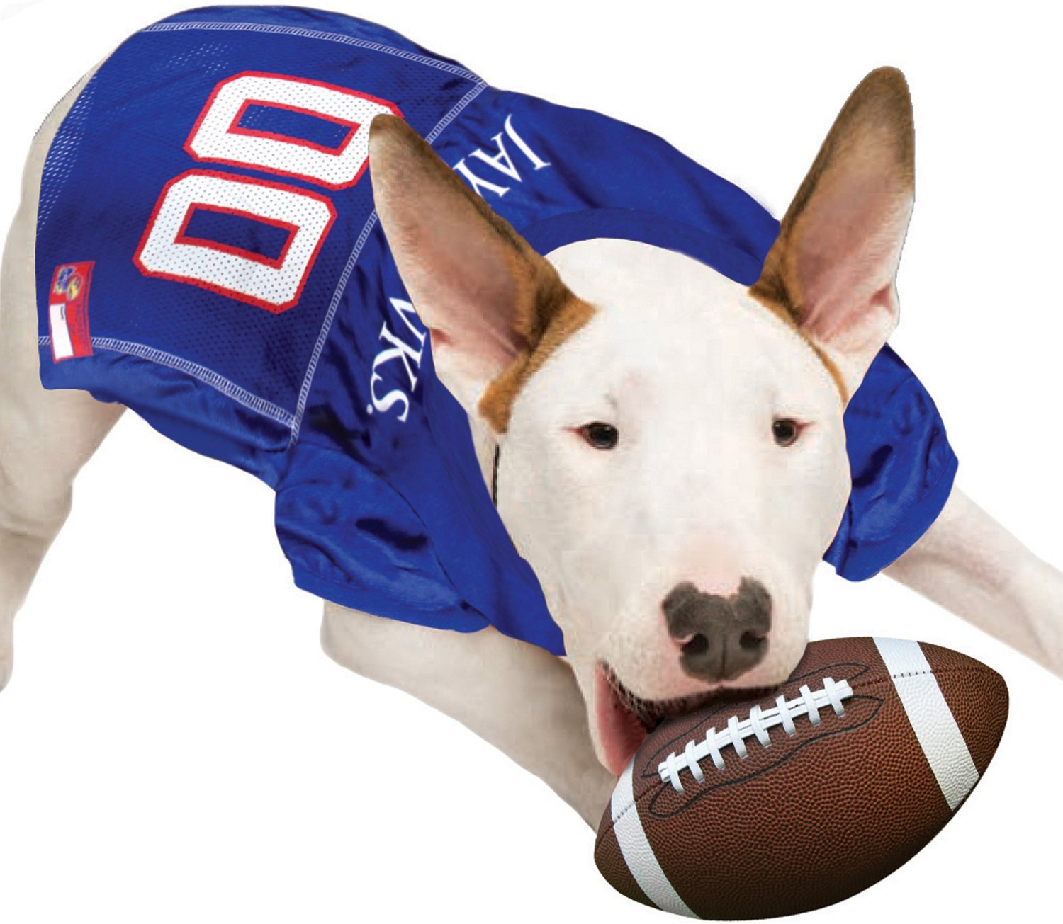Pets First University of Kansas Mesh Dog Jersey - view number 4