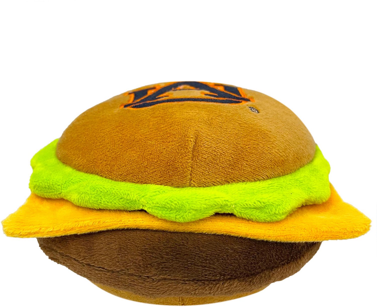 Pets First Auburn University Hamburger Dog Toy Academy
