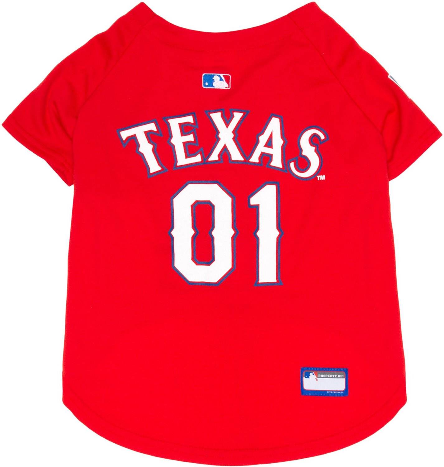 Pets First Texas Rangers Mesh Dog Jersey