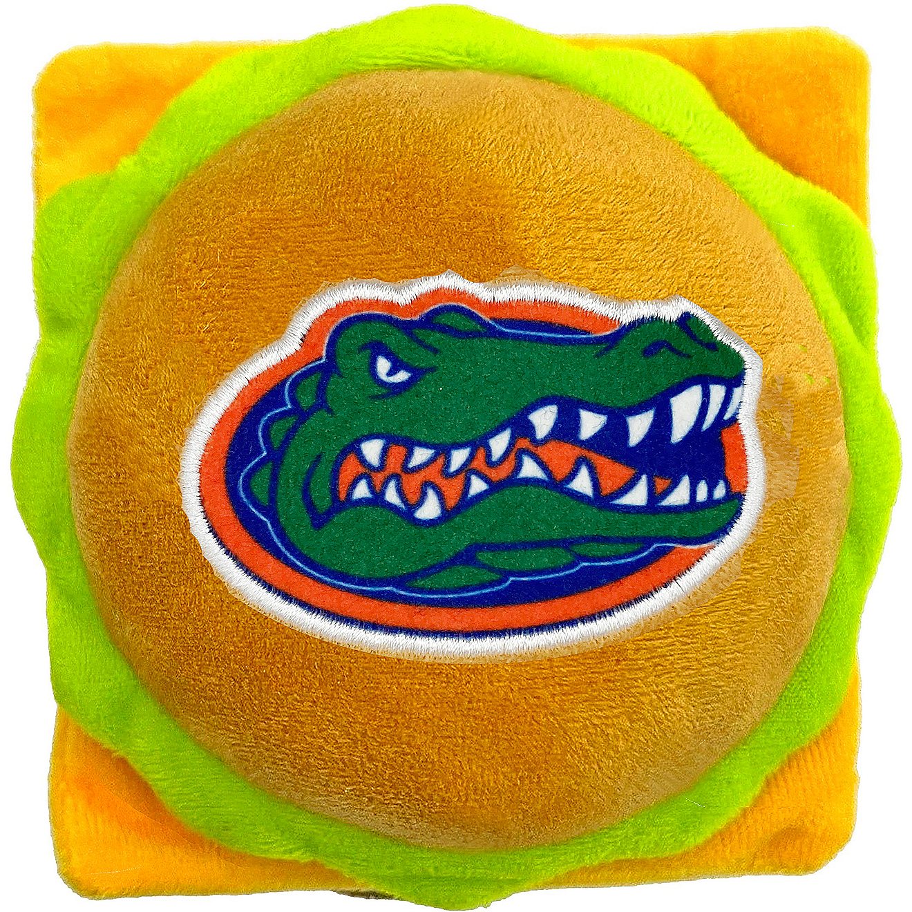 Pets First University of Florida Hamburger Dog Toy                                                                               - view number 1
