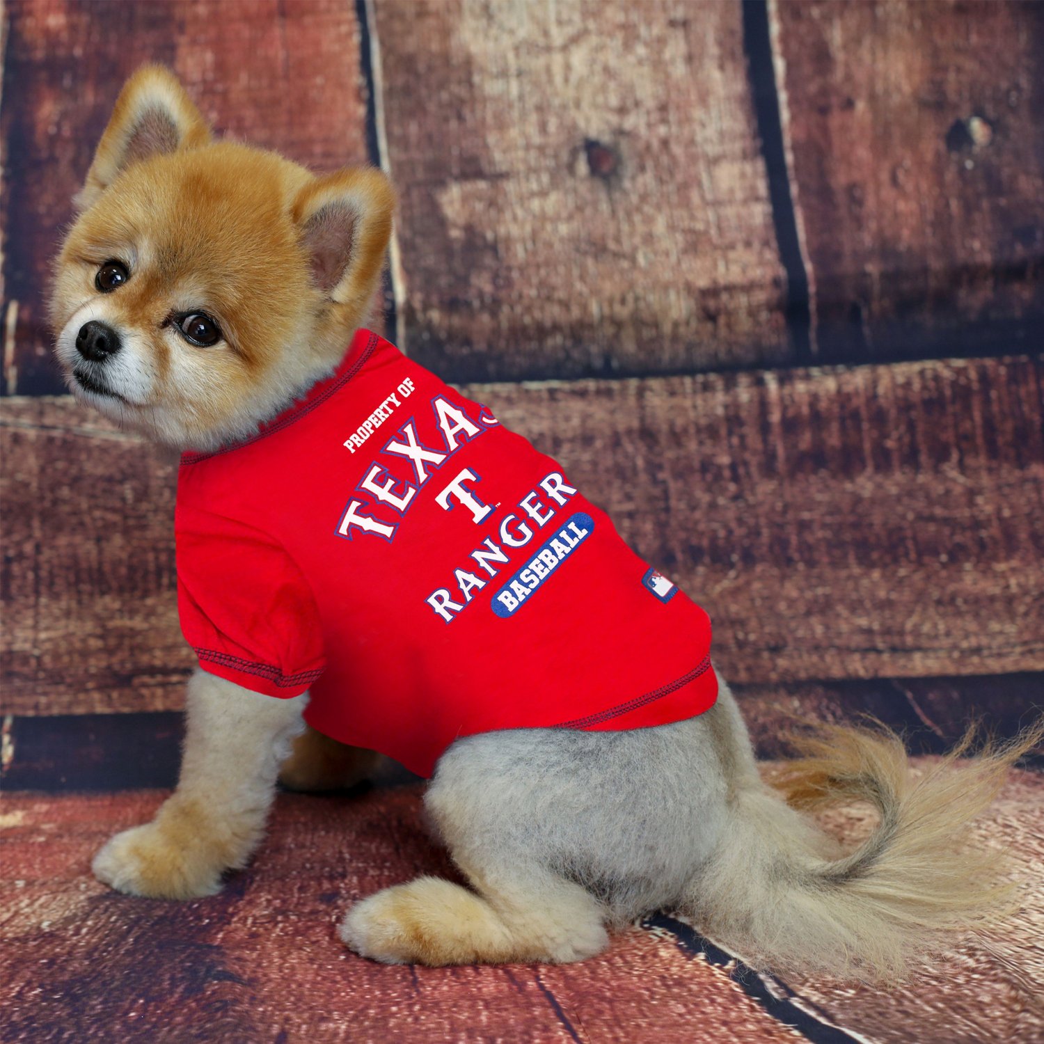 Texas Rangers Dog T-Shirt