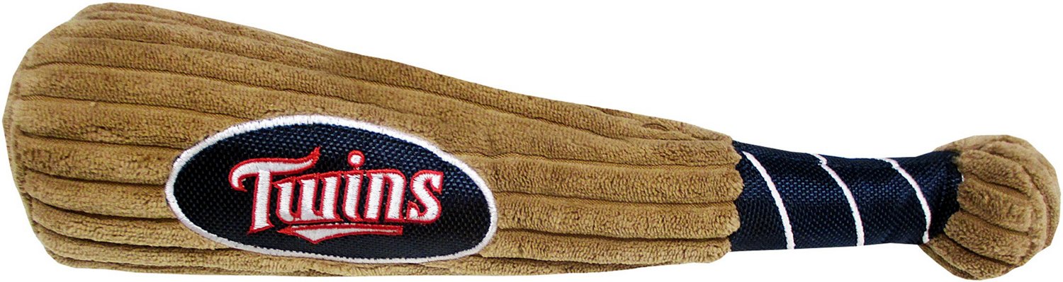 Pets First Minnesota Twins Baseball Bat Dog Toy