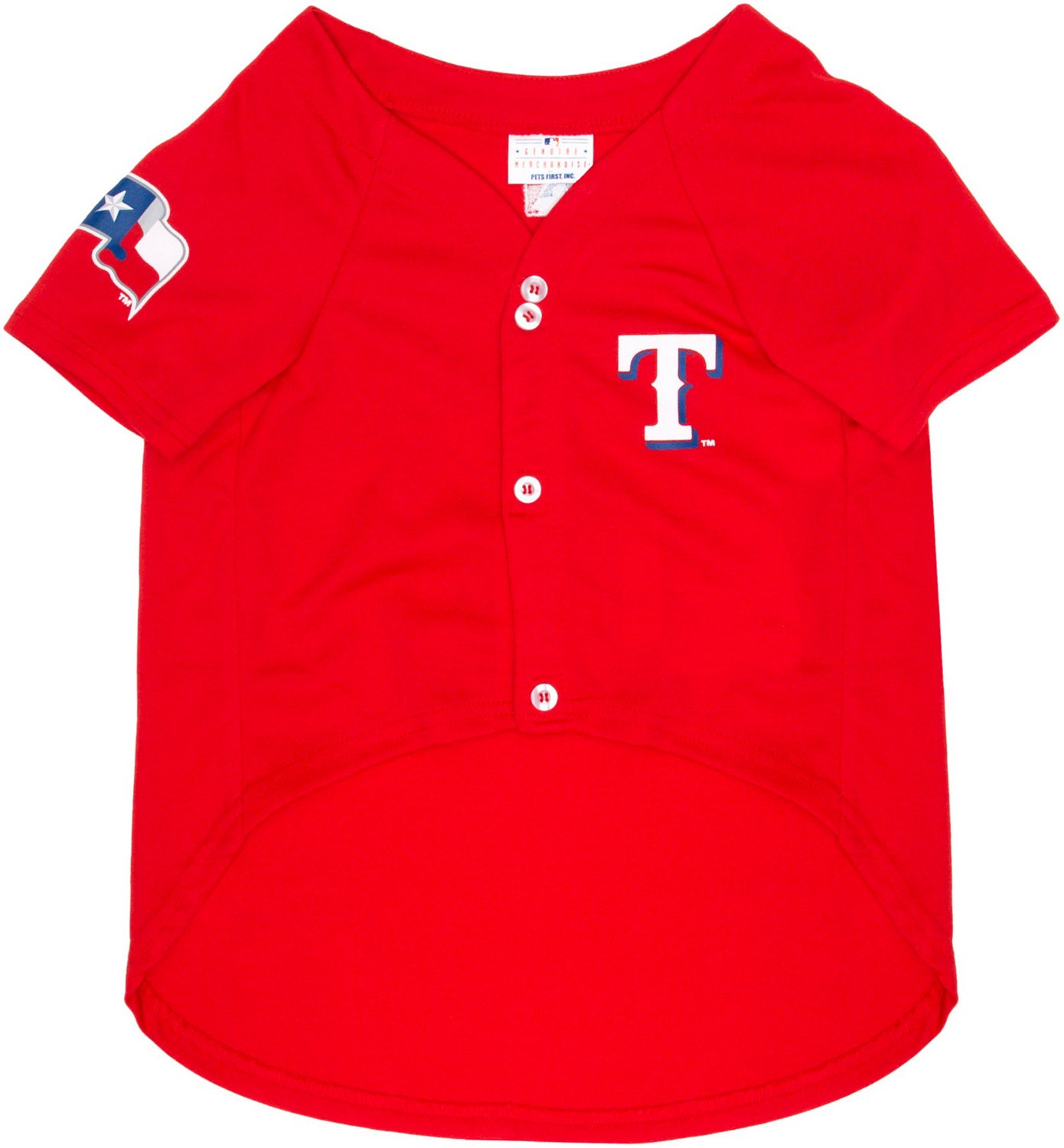 Pets First Texas Rangers Mesh Dog Jersey