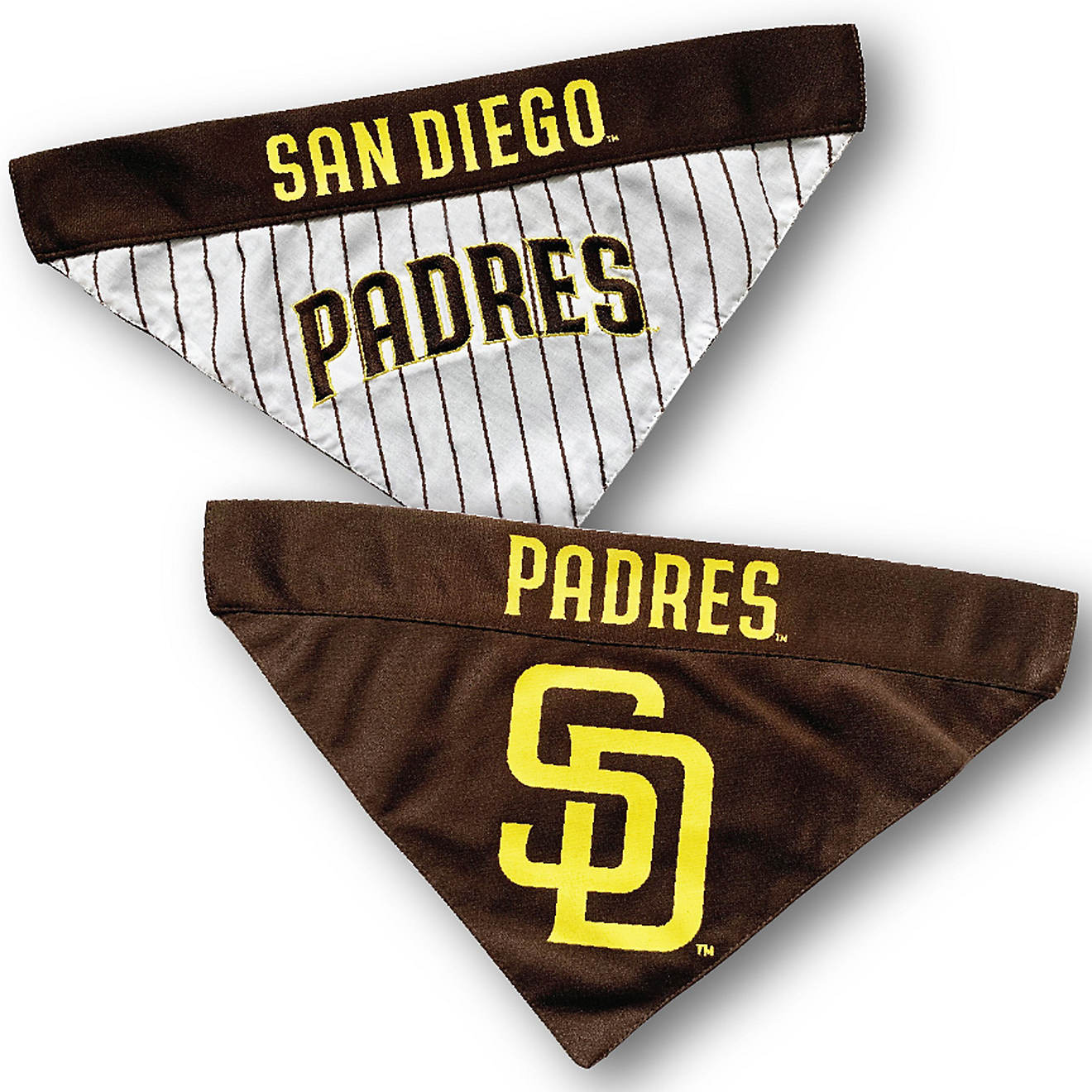 Pets First San Diego Padres Reversible Dog Bandana                                                                               - view number 1