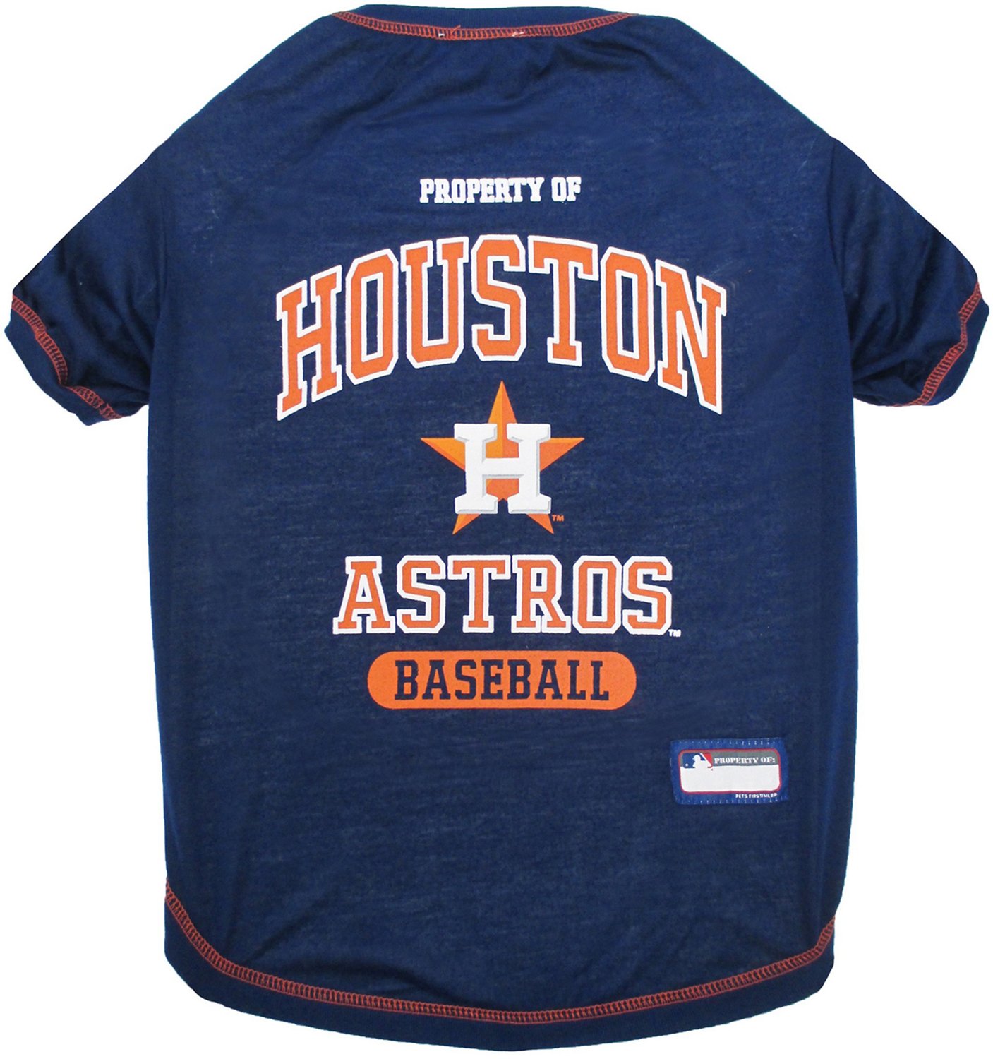 Pets First Houston Astros Dog T-shirt