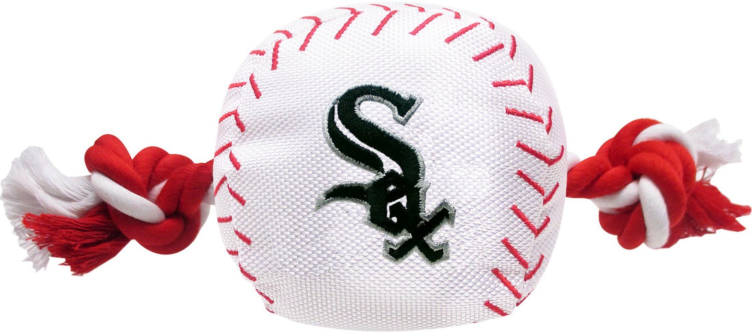 Pets First Chicago White Sox Nylon Baseball Rope Dog Toy