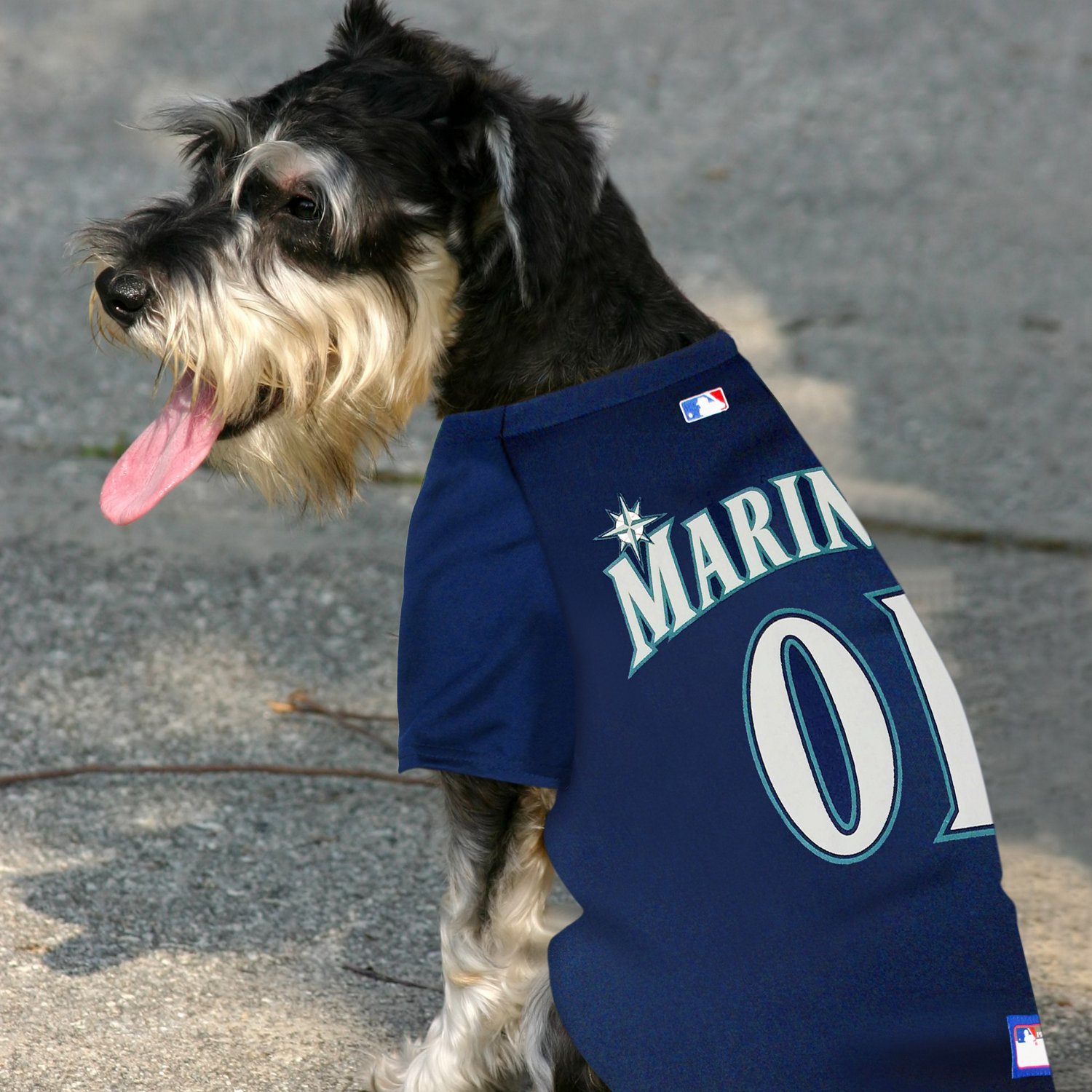 Pets First MLB Seattle Mariners Mesh Jersey for Dogs and Cats