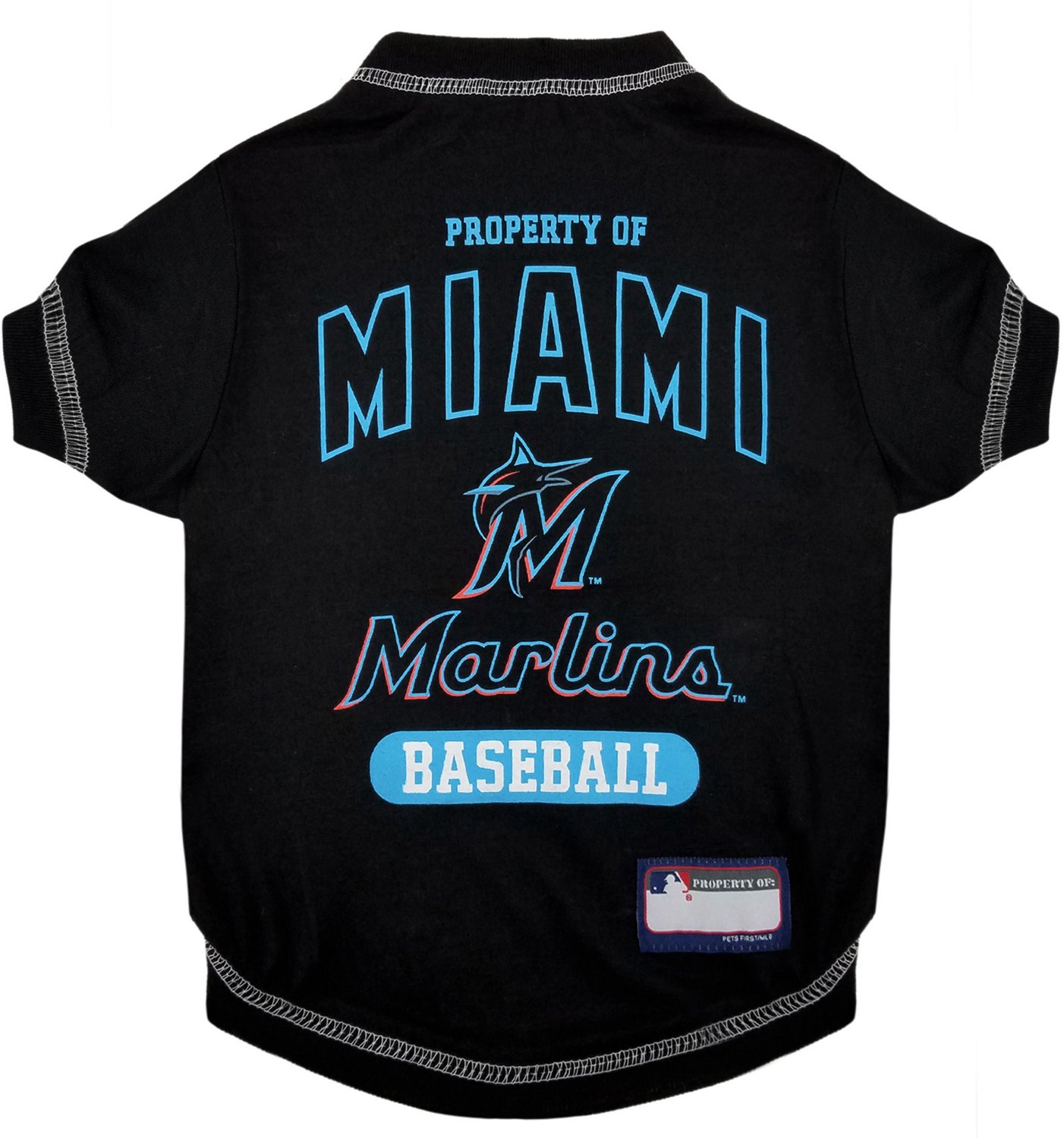 Pets First Miami Marlins Dog T-Shirt, X-Large