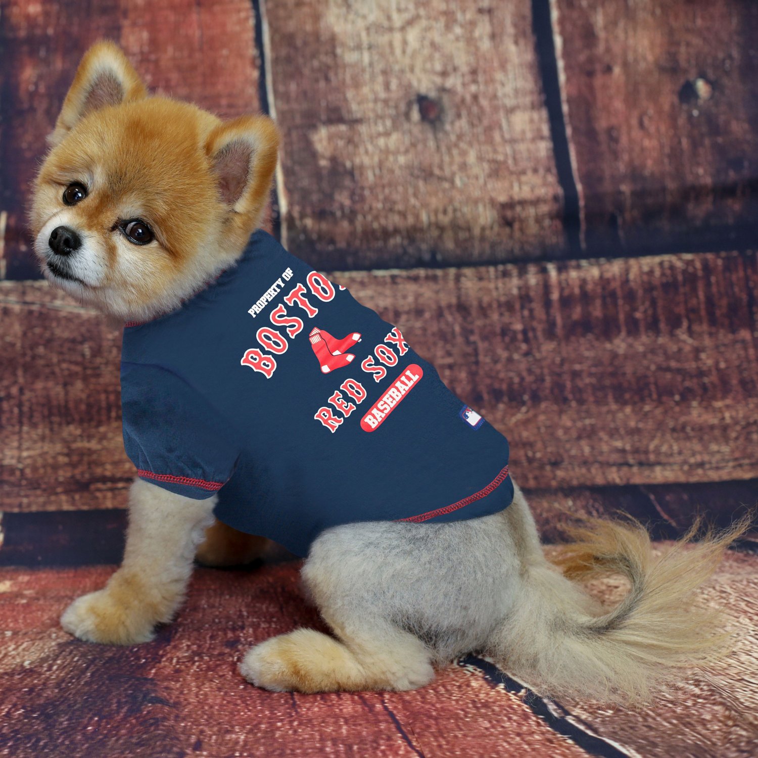 Pets First Boston Red Sox Dog T-shirt