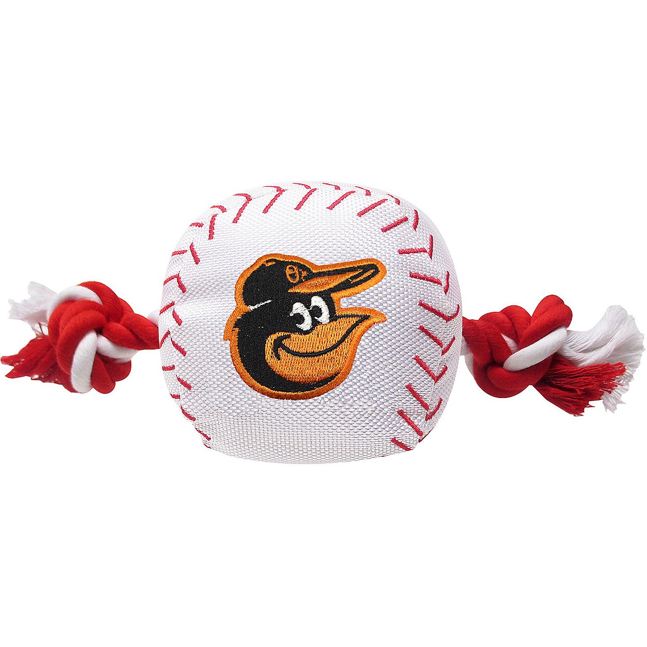 Pets First Baltimore Orioles Nylon Baseball Rope Dog Toy                                                                         - view number 1