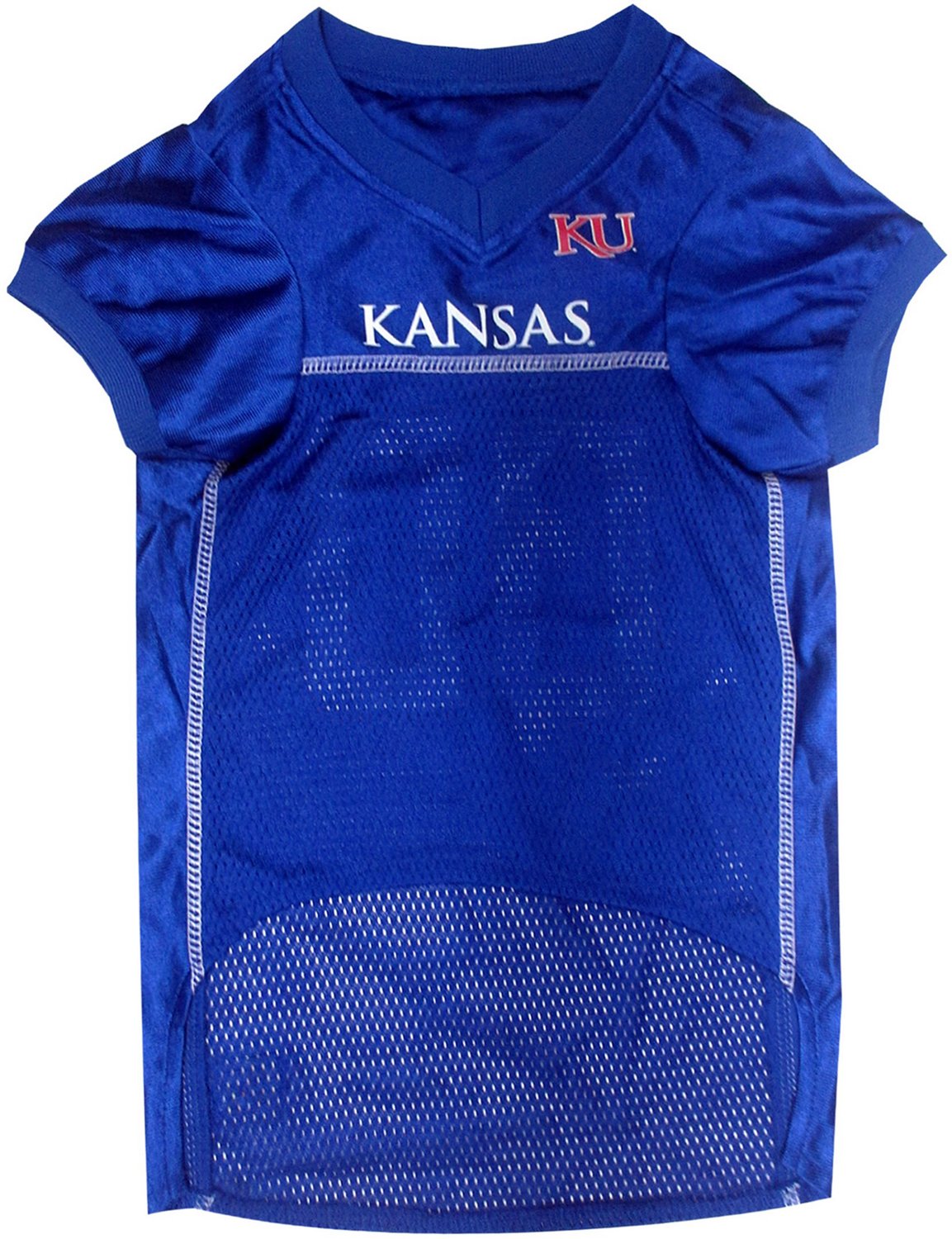 Pets First University of Kansas Mesh Dog Jersey