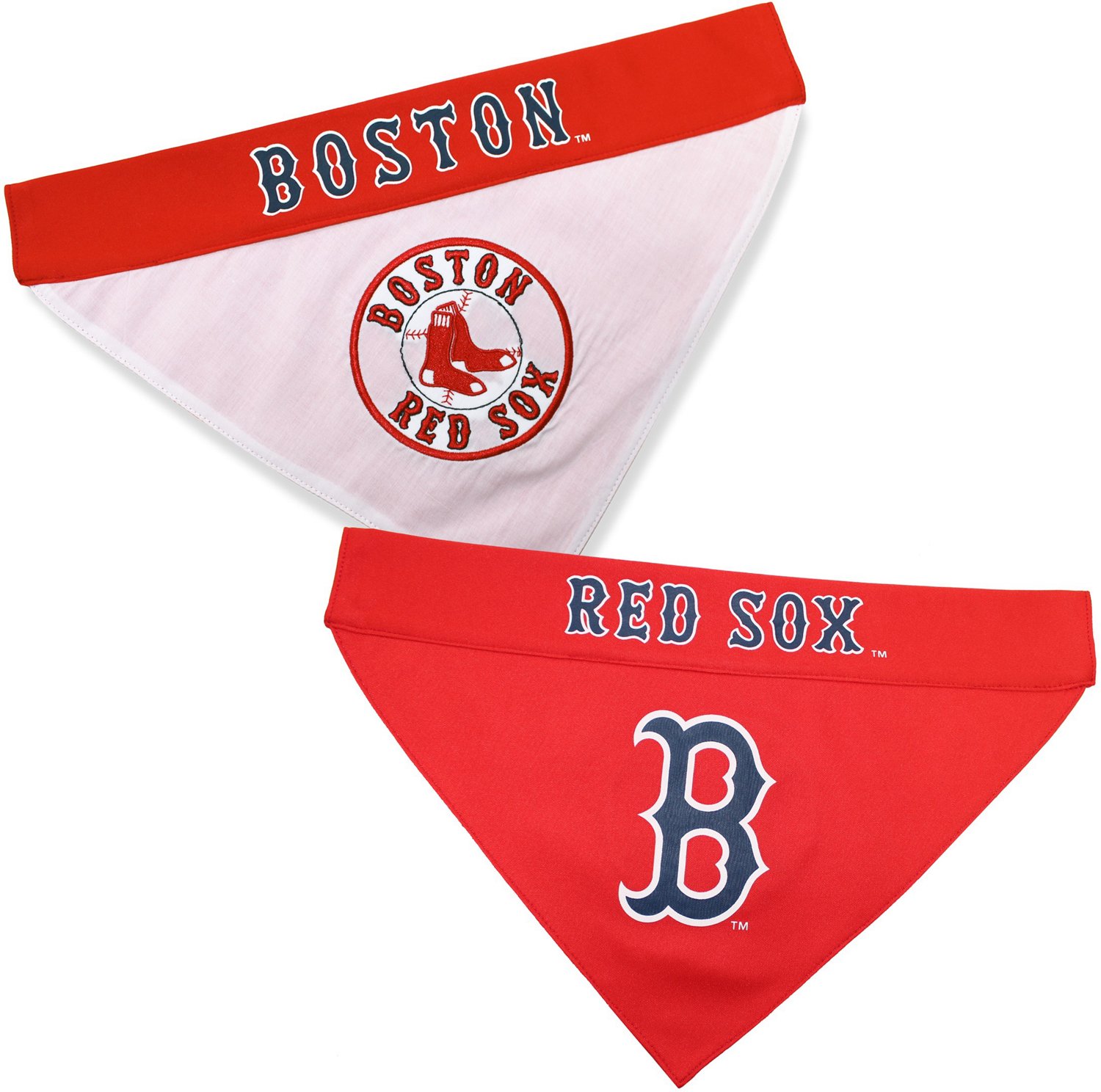 Pets First Boston Red Sox Reversible Dog Bandana Academy