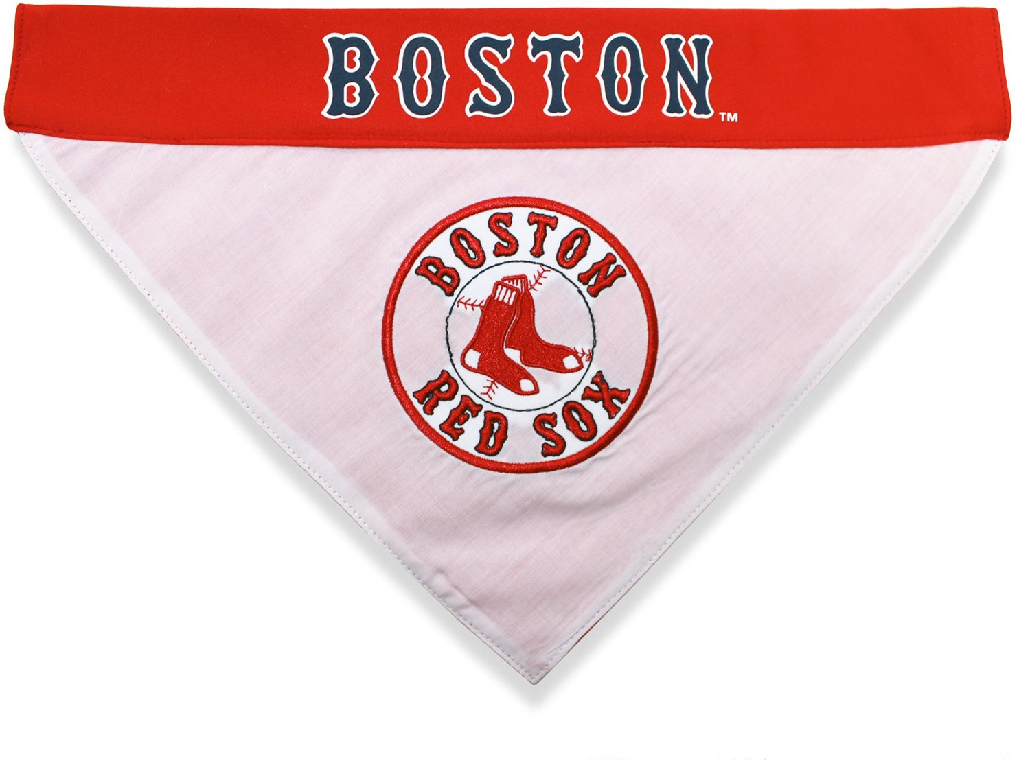 Pets First Boston Red Sox Reversible Dog Bandana Academy