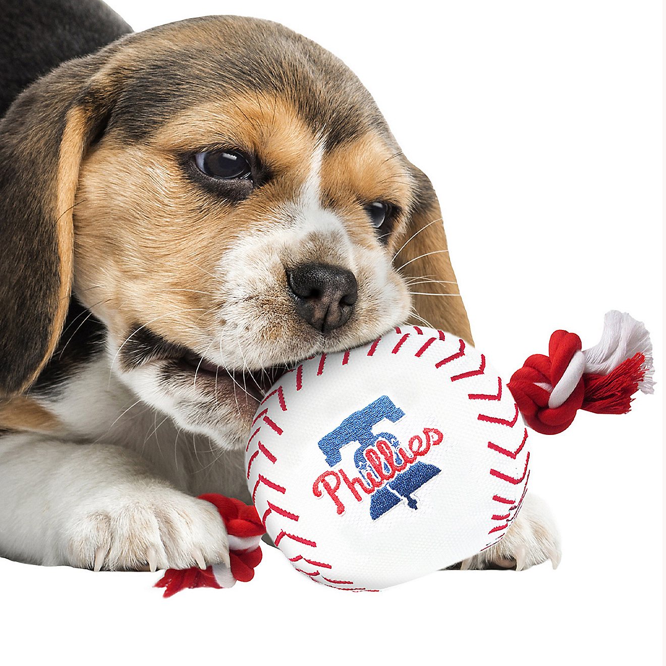 Pets First Philadelphia Phillies Nylon Baseball Rope Dog Toy                                                                     - view number 3