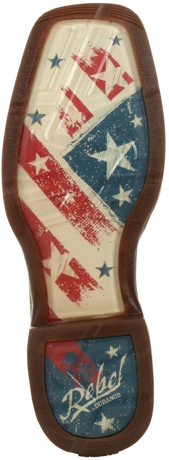 Durango Men's Rebel Distressed Flag Western Boots - view number 7