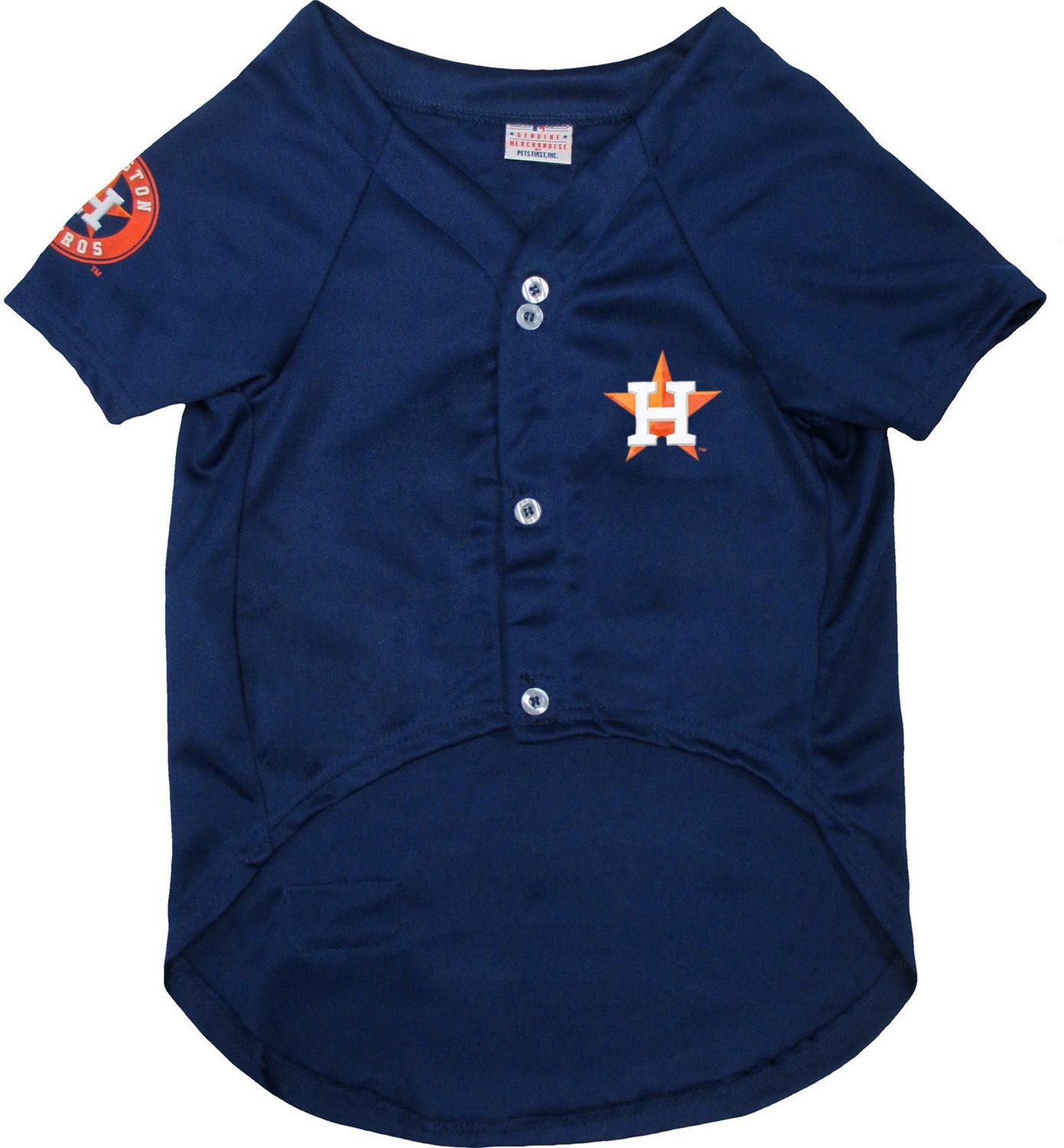 Pets First MLB Houston Astros Mesh Jersey for Dogs and Cats