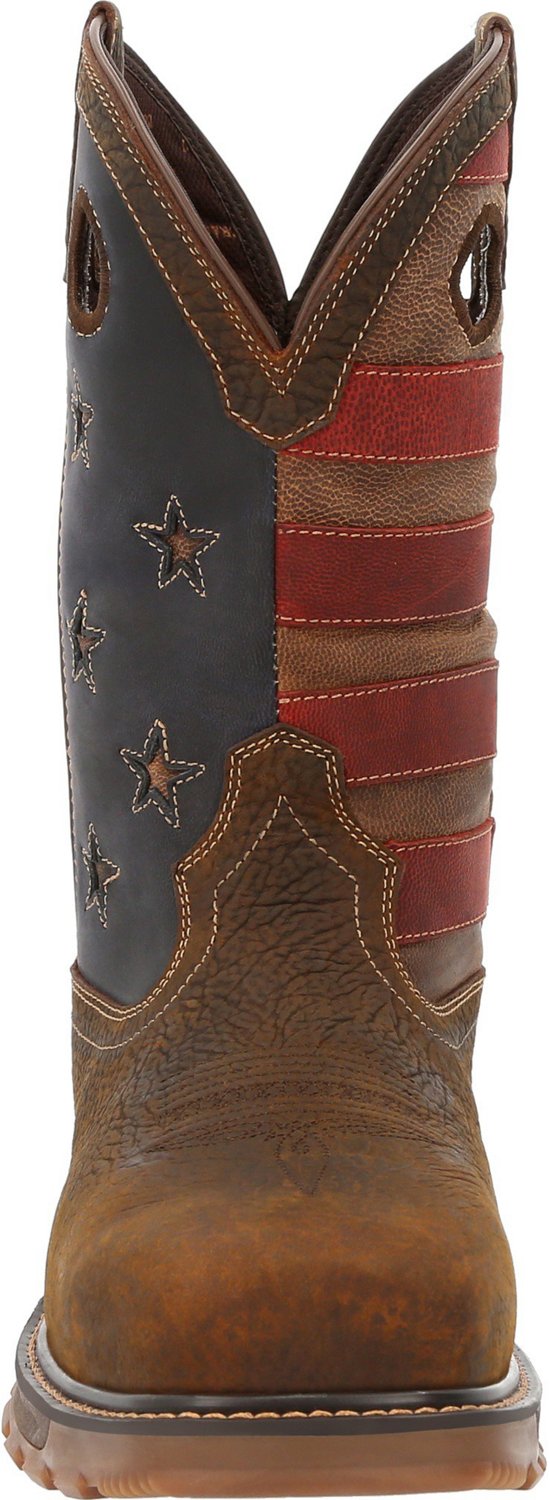 Durango Men's Maverick XP Waterproof Western Flag Composite Toe Work Boots - view number 6