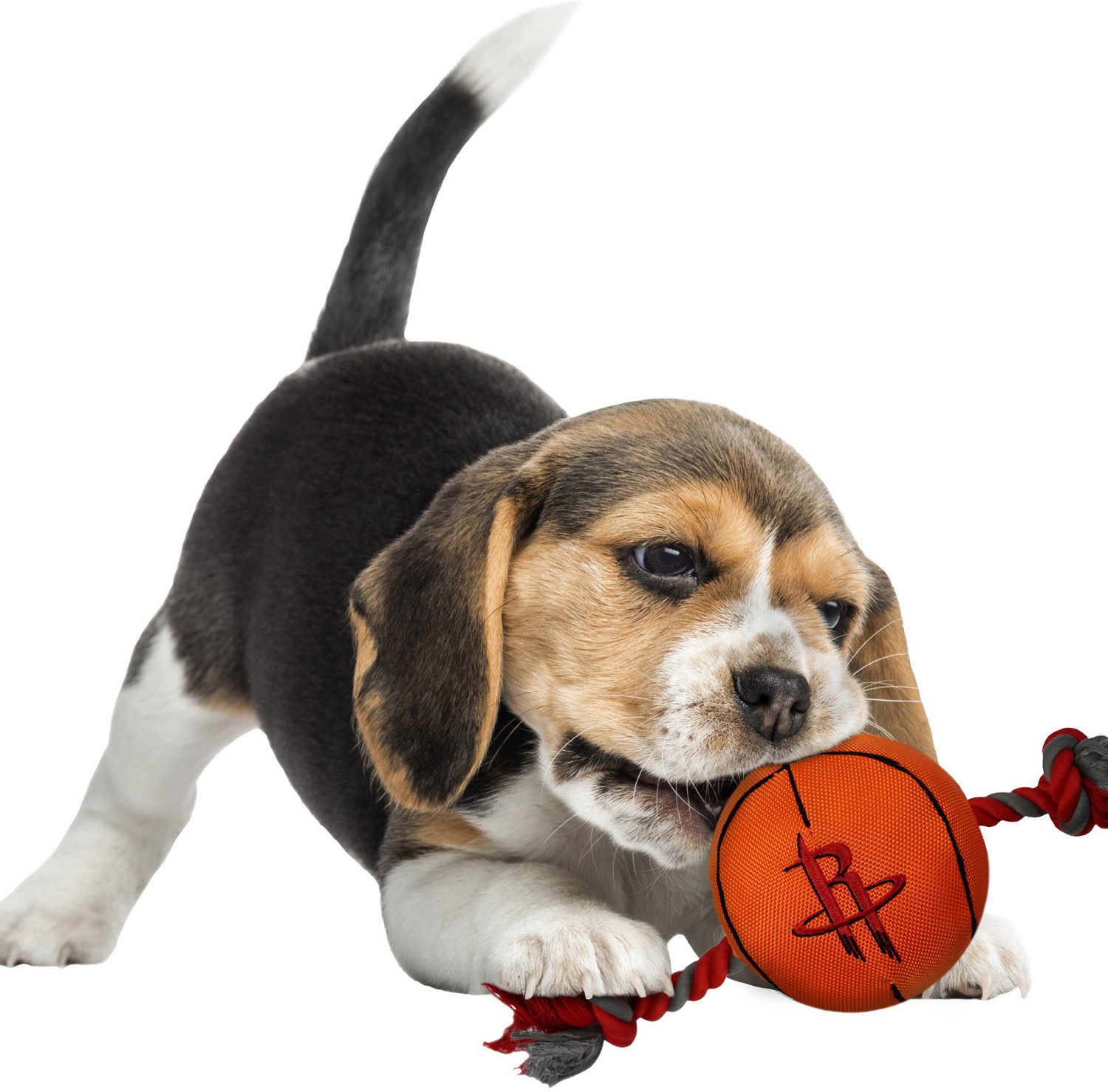 Pets First Houston Rockets Nylon Basketball Rope Dog Toy - view number 2