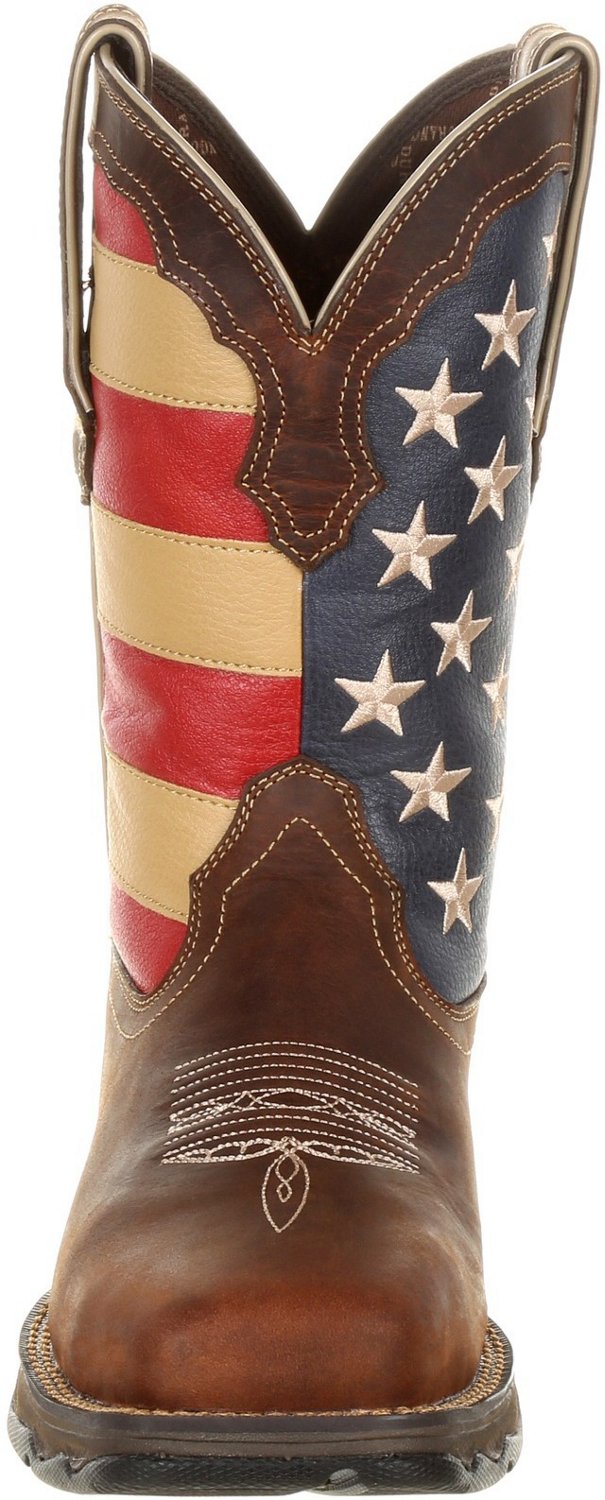Durango Women's Lady Rebel Work Patriotic Flag Steel Toe Work Boots - view number 6