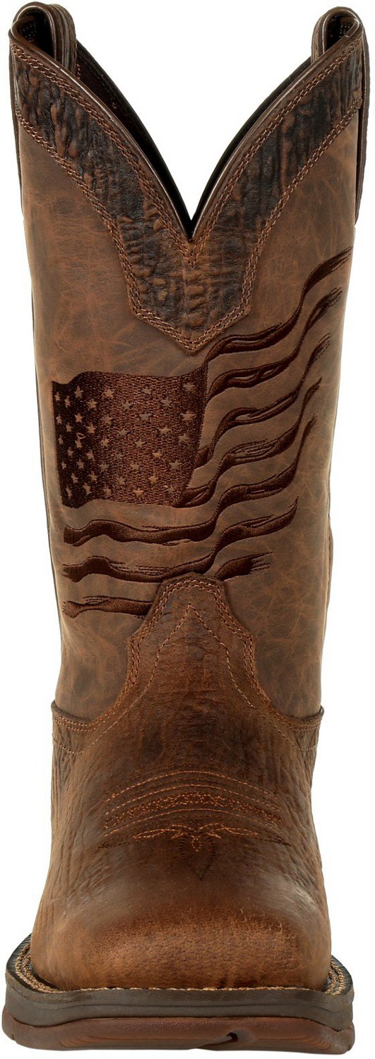 Durango Men's Rebel Distressed Embroidered Flag Western Boots - view number 6