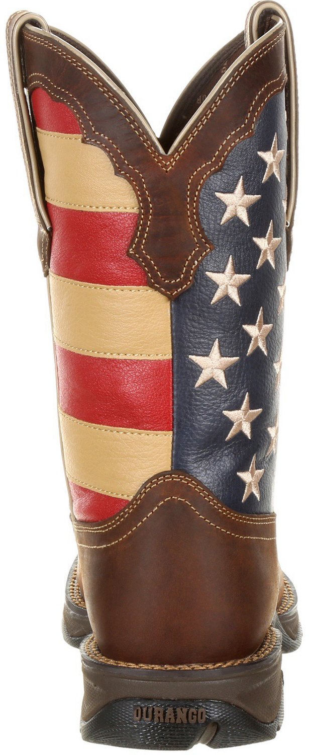 Durango Women's Lady Rebel Work Patriotic Flag Steel Toe Work Boots - view number 4