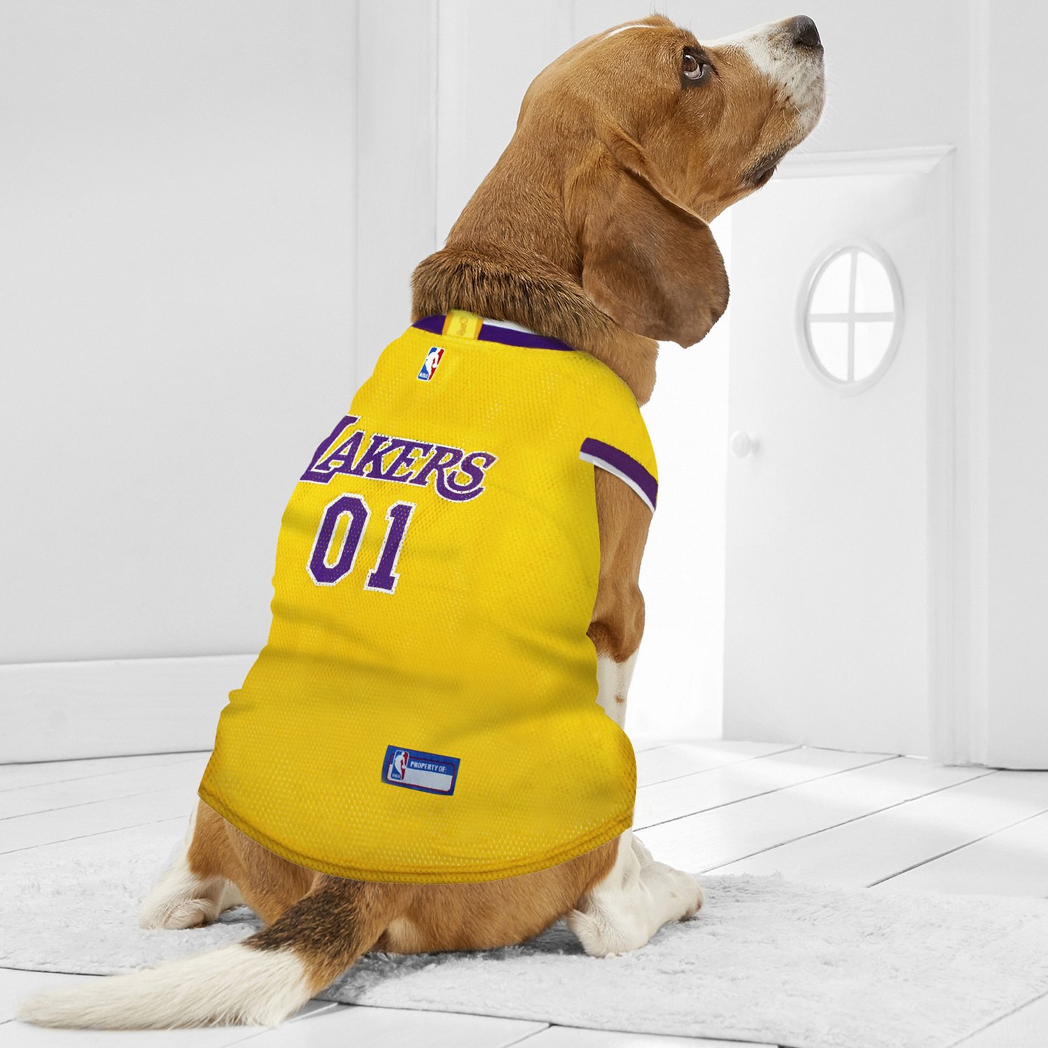 Pets First Los Angeles Lakers Mesh Dog Jersey - view number 3