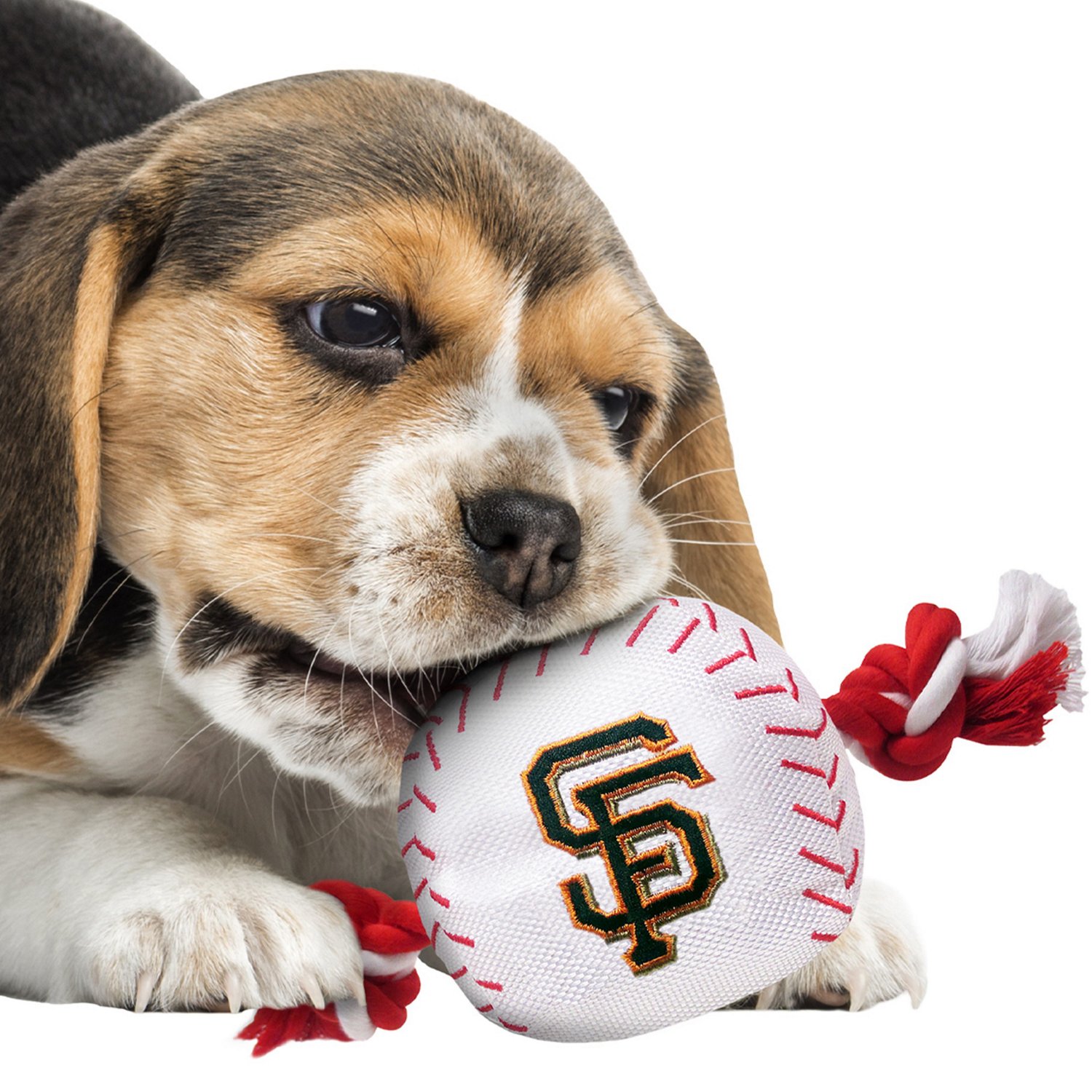 Pets First San Francisco Giants Nylon Baseball Rope Dog Toy - view number 3